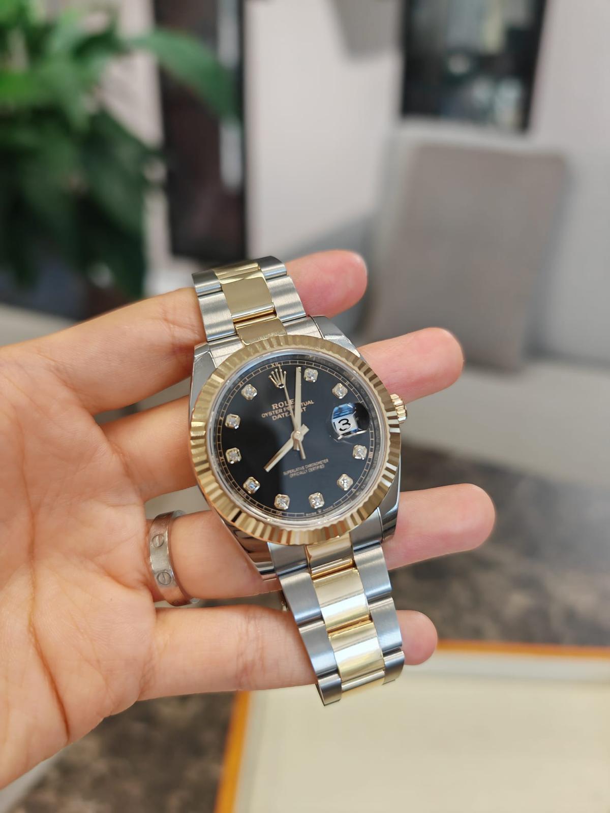 Rolex Datejust 41 126333G Schwarze Auster 2025