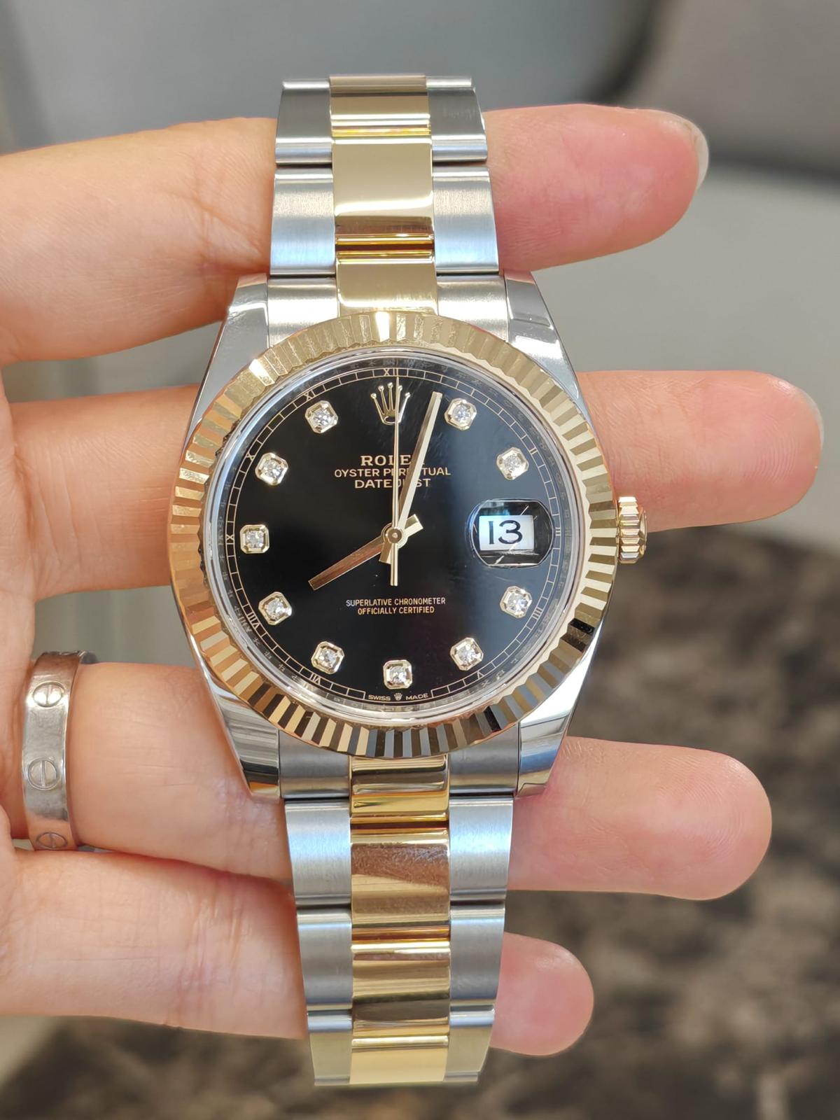 Rolex Datejust 41 126333G Schwarze Auster 2025