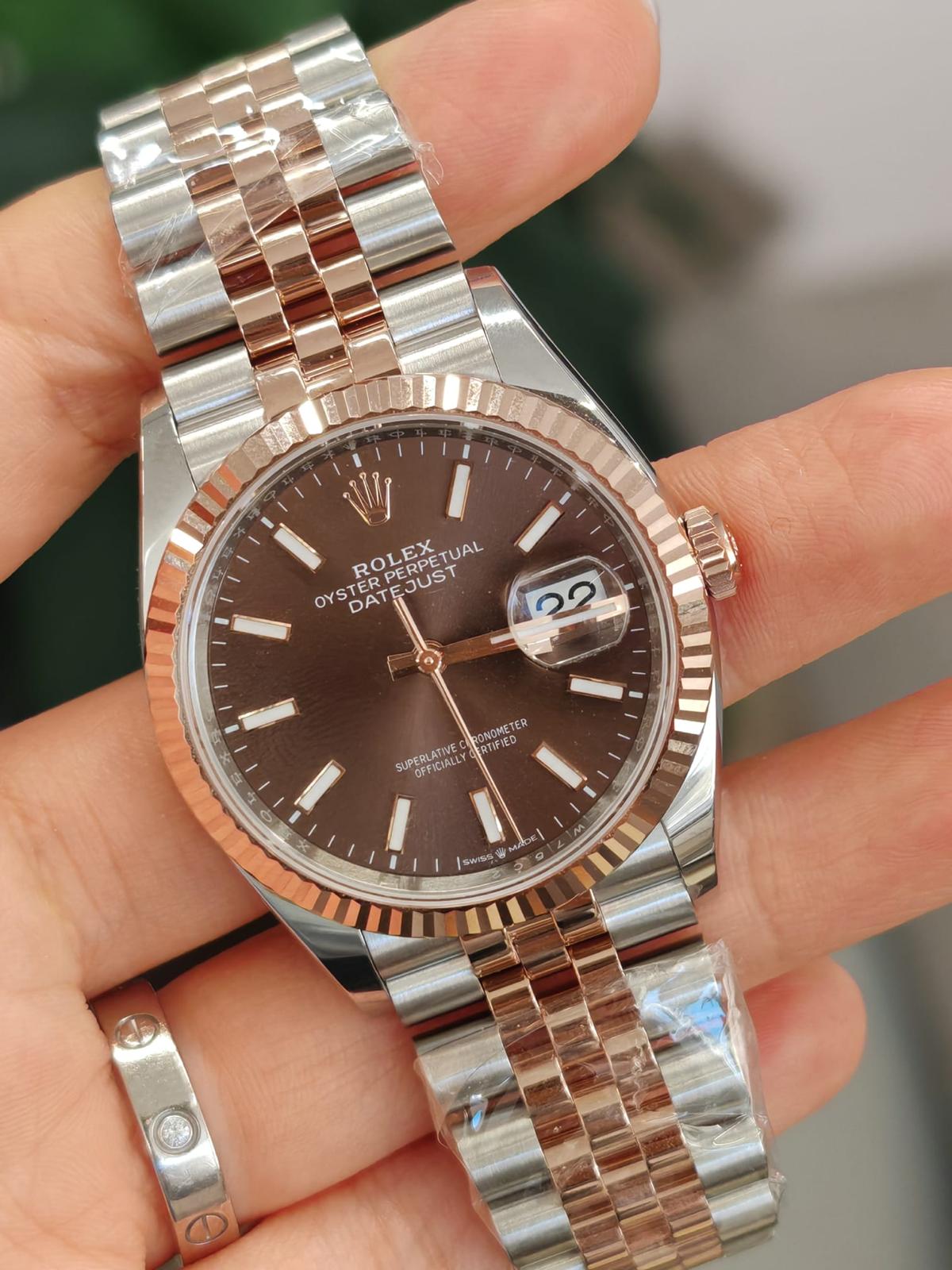 Rolex Datejust 36 126231 Choc Index Jubilee 2025