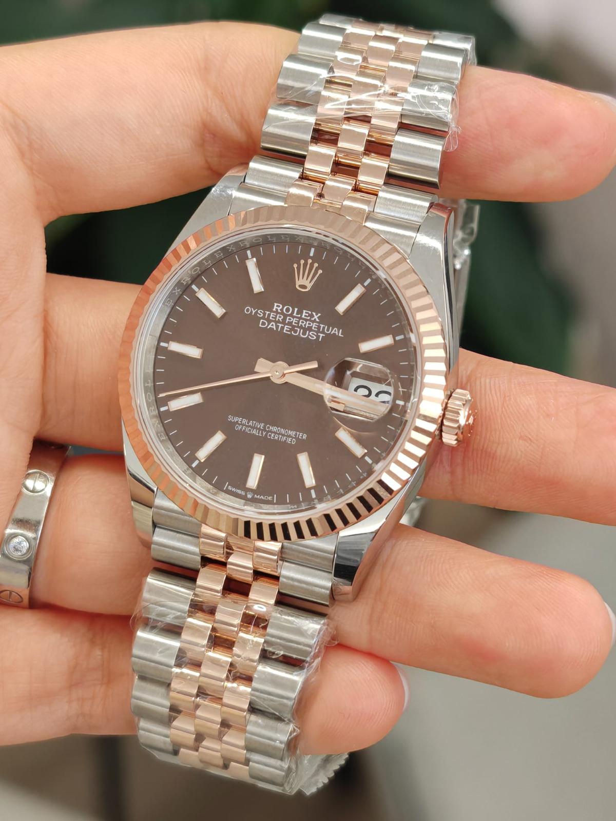 Rolex Datejust 36 126231 Choc Index Jubilee 2025