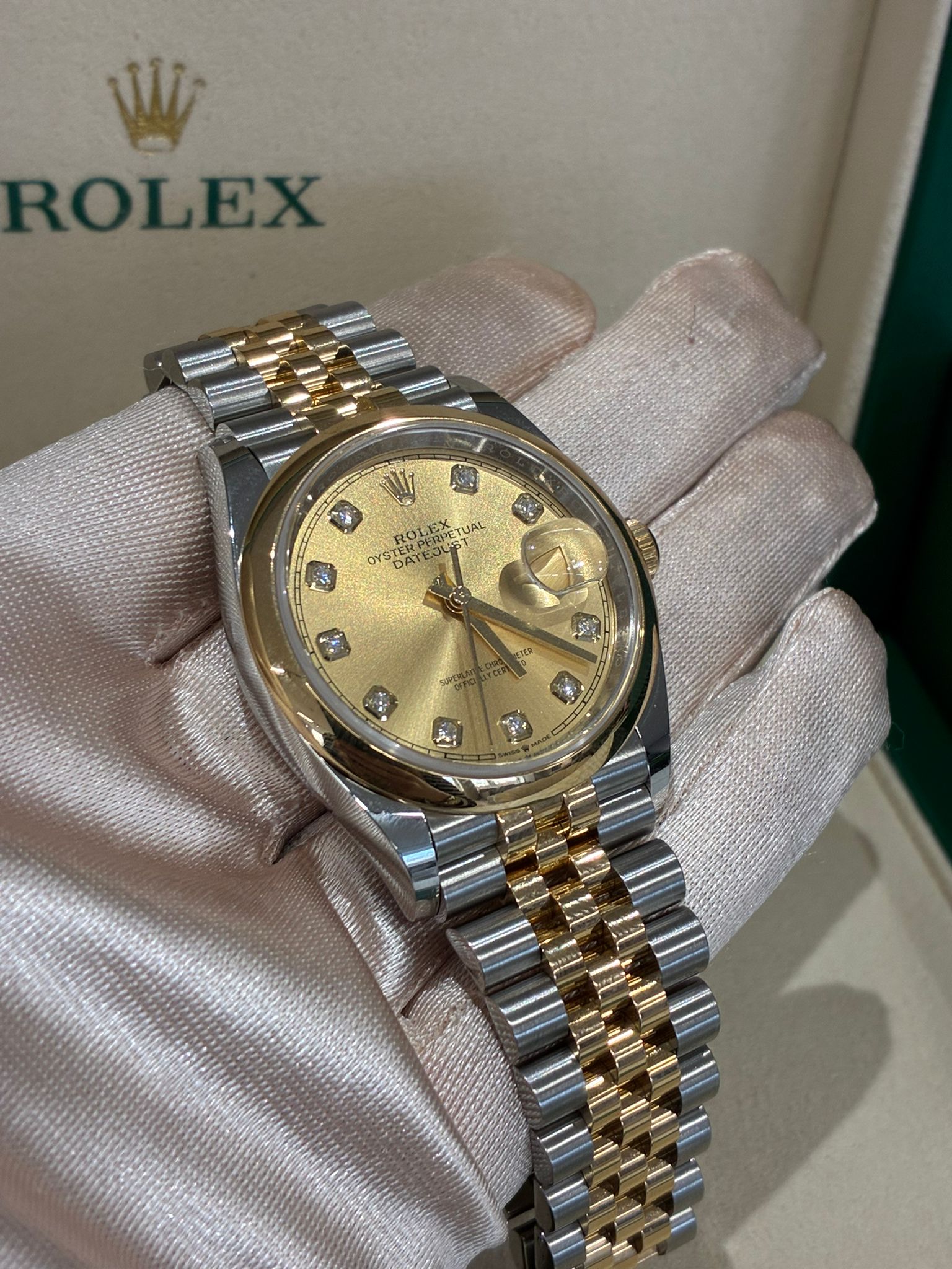 Rolex Datejust 36 126203G Champ Jubilee 2024