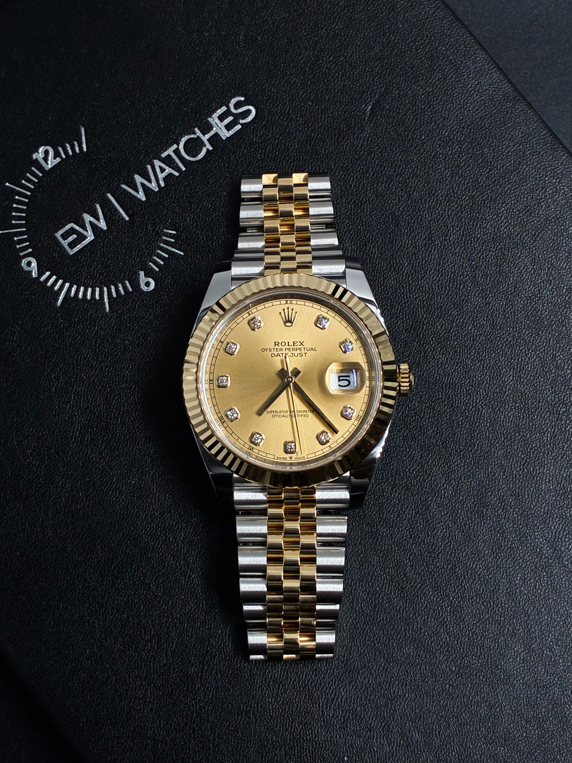 Rolex Datejust 41 126333G Champagne Jubilee 2025