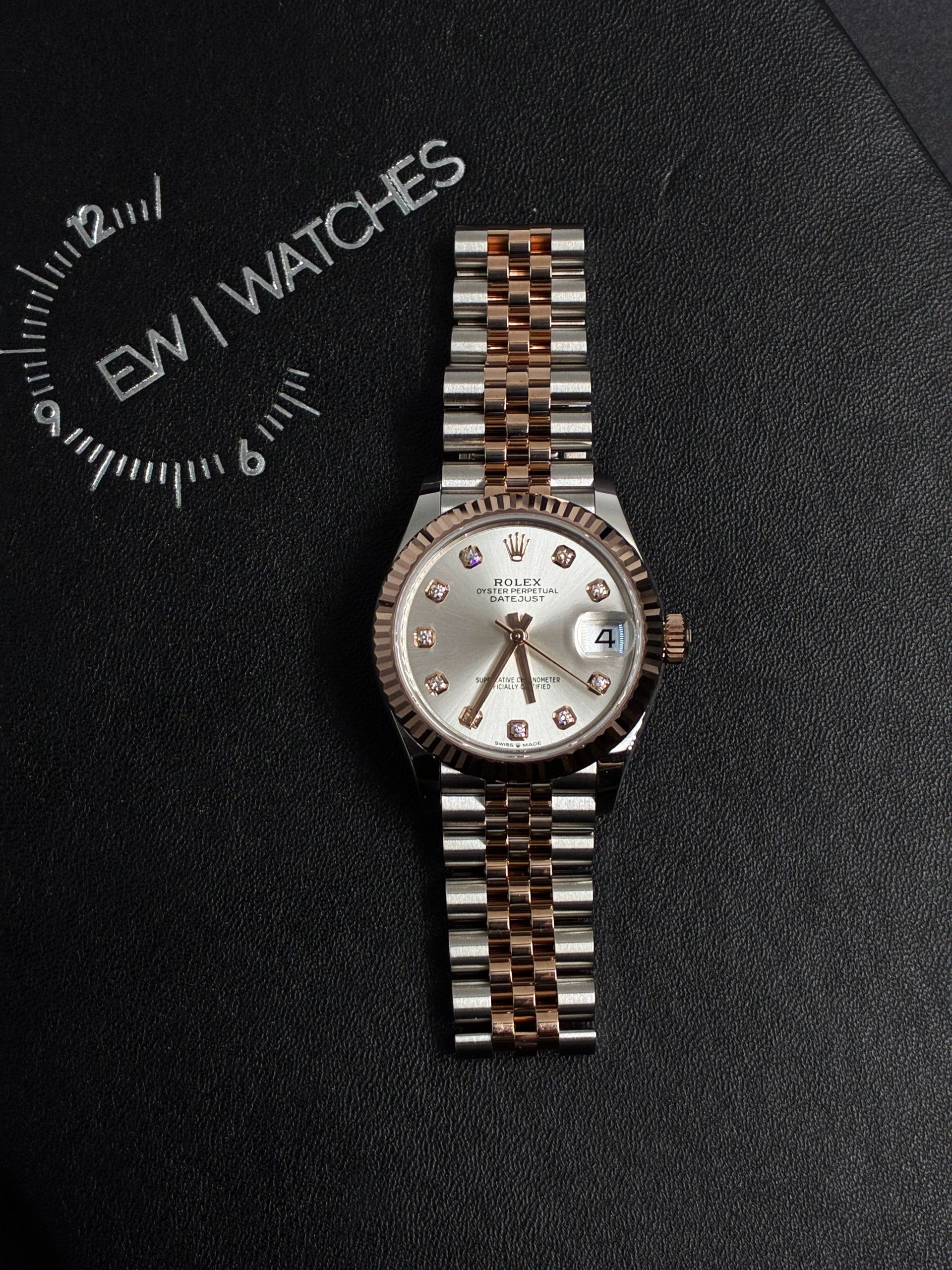 Rolex Datejust 31 278271G Silver Jubilee