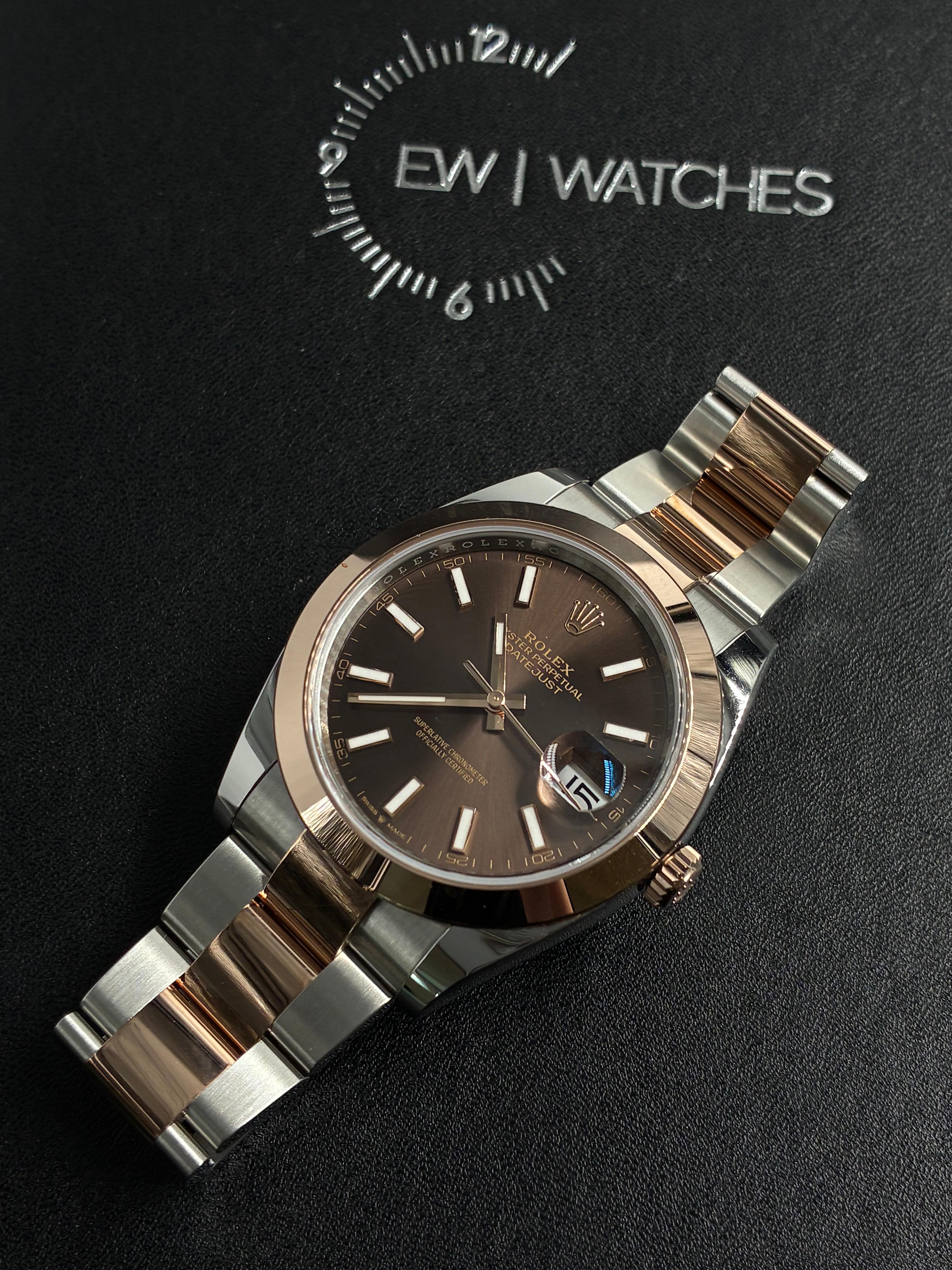 Rolex Datejust 41 126301 Chocolate Index Oyster 2026