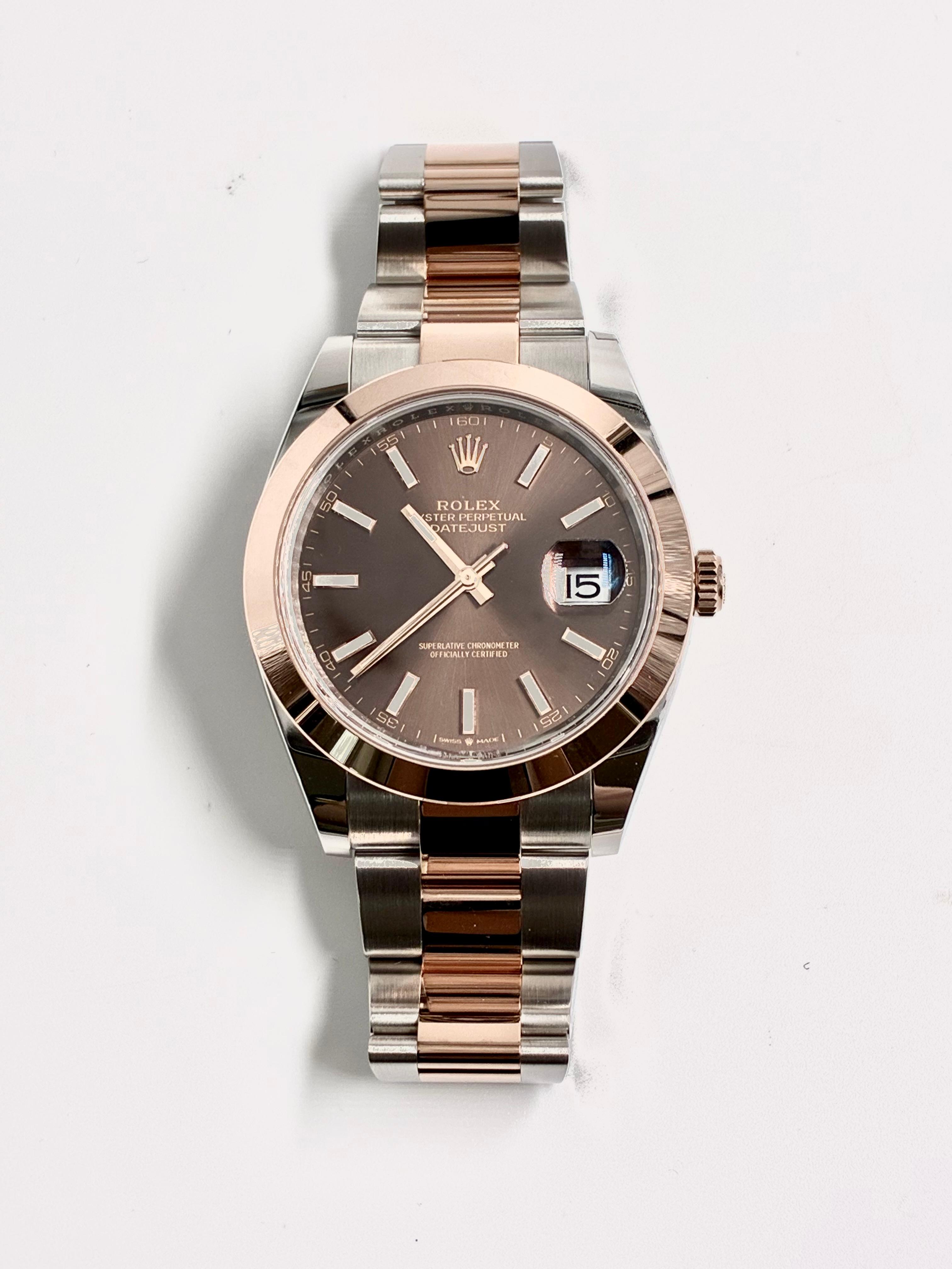 Rolex Datejust 41 126301 Chocolate Index Oyster 2026