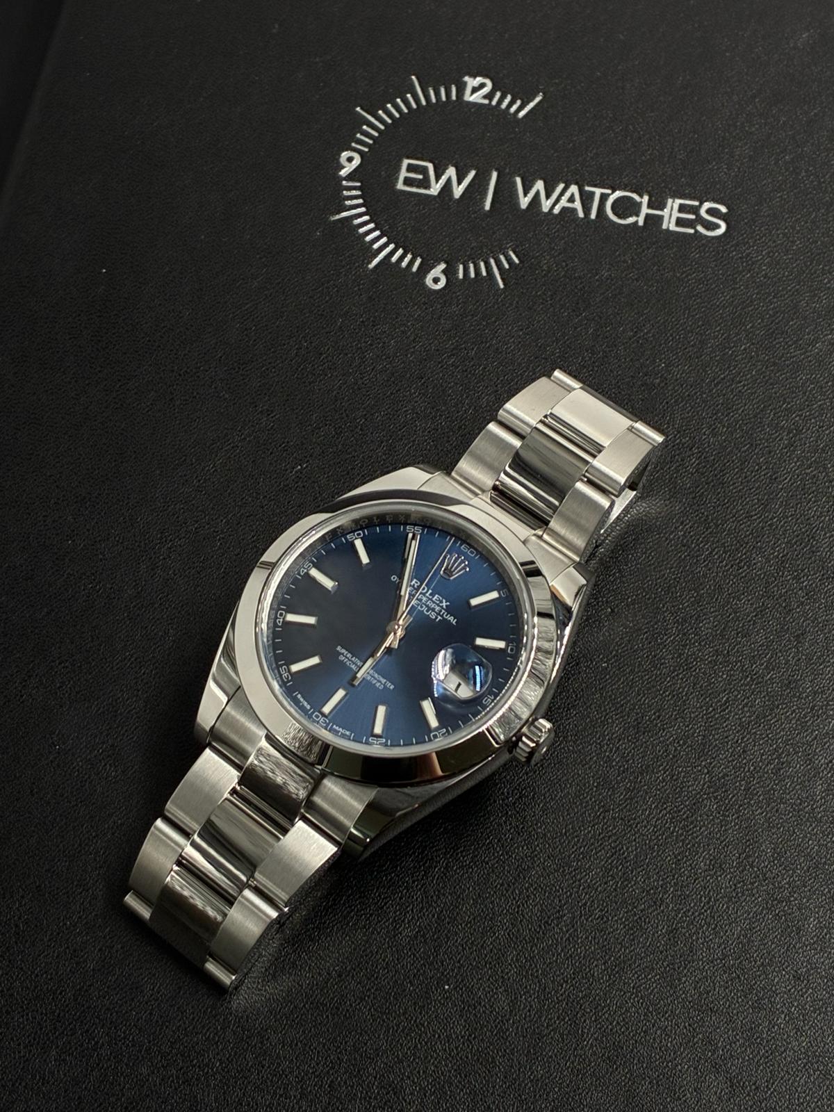 Rolex Datejust 41 126300 Blue Index Oyster 2026