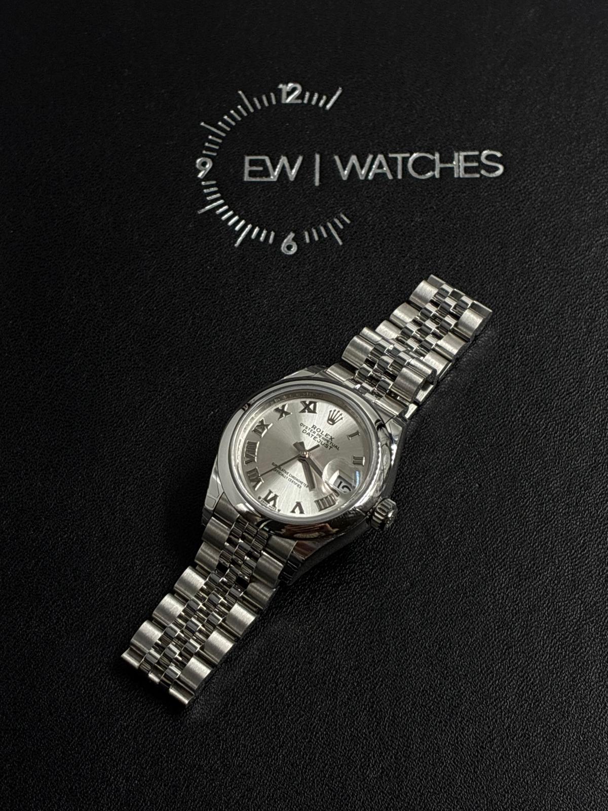 Rolex Lady-Datejust 28 279160 Silver Roman Jubilee