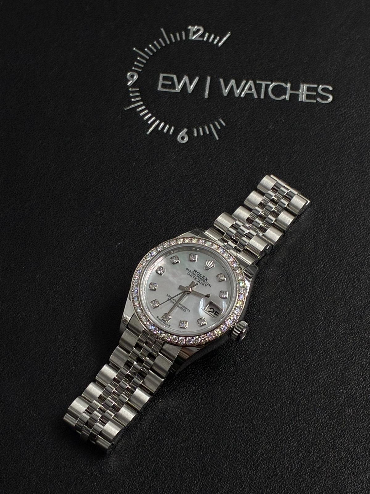 Rolex Lady-Datejust 28 279384RBR NG White Jubilee 2025