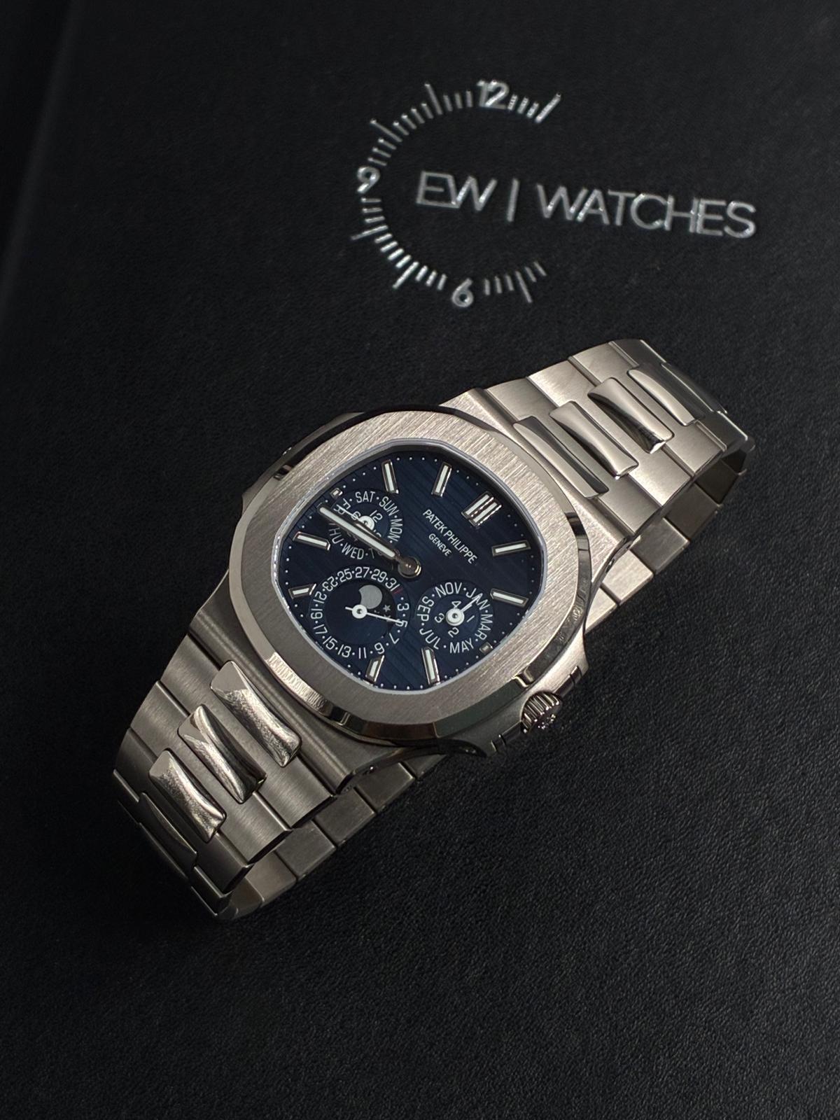 Patek Philippe 5740/1G-001 Nautilus Perpetual Calendar 5740 White Gold / Blue 2025