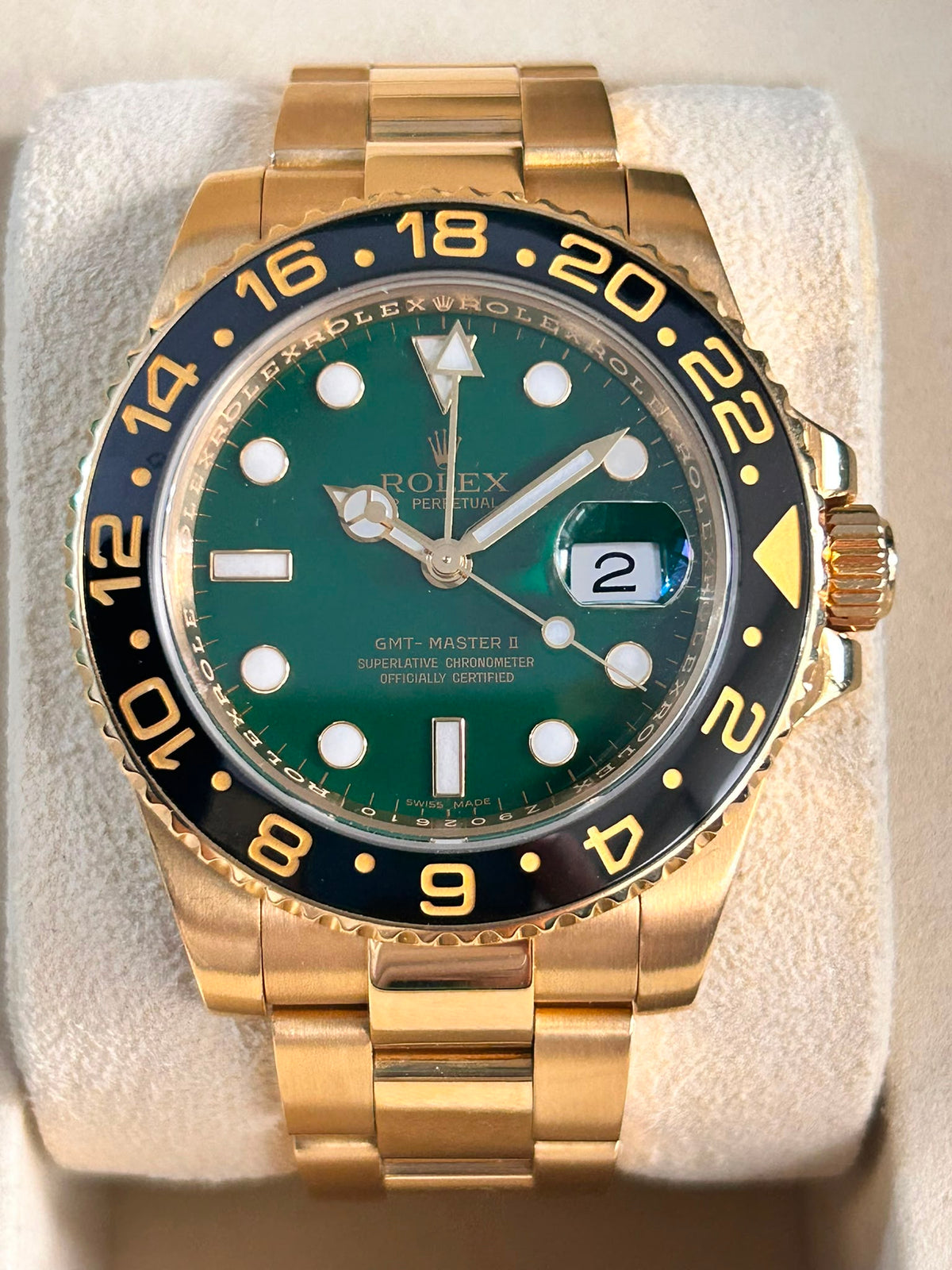 Rolex GMT-Master II 116718LN Green 2014