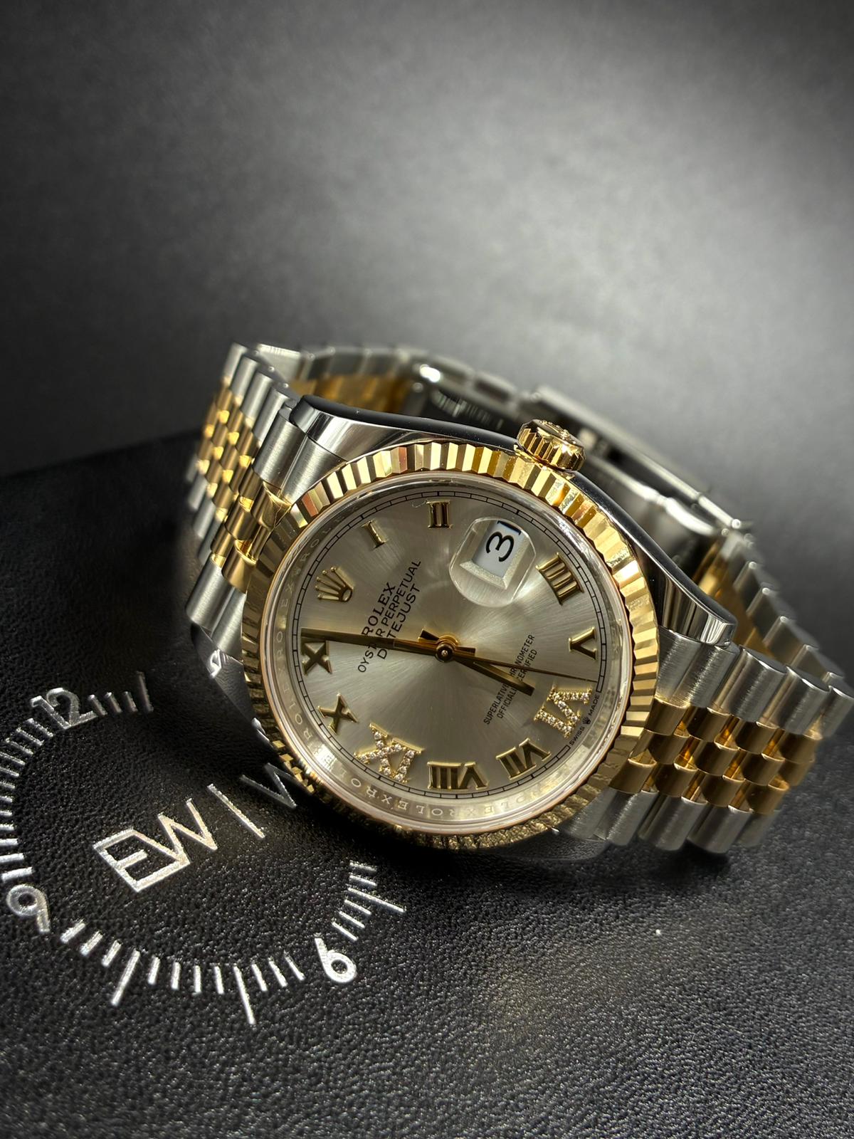 Rolex Datejust 36 126233 Silver VIIX Jubilee 2025