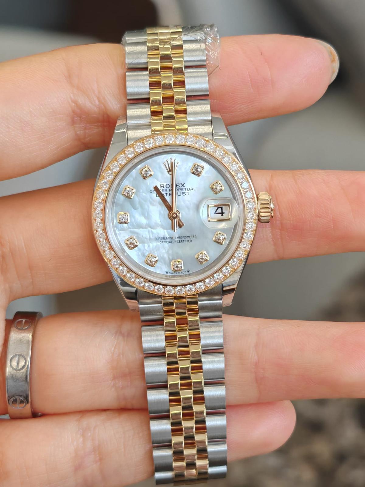 Rolex Lady-Datejust 279383RBR NG White Jubilee 2025