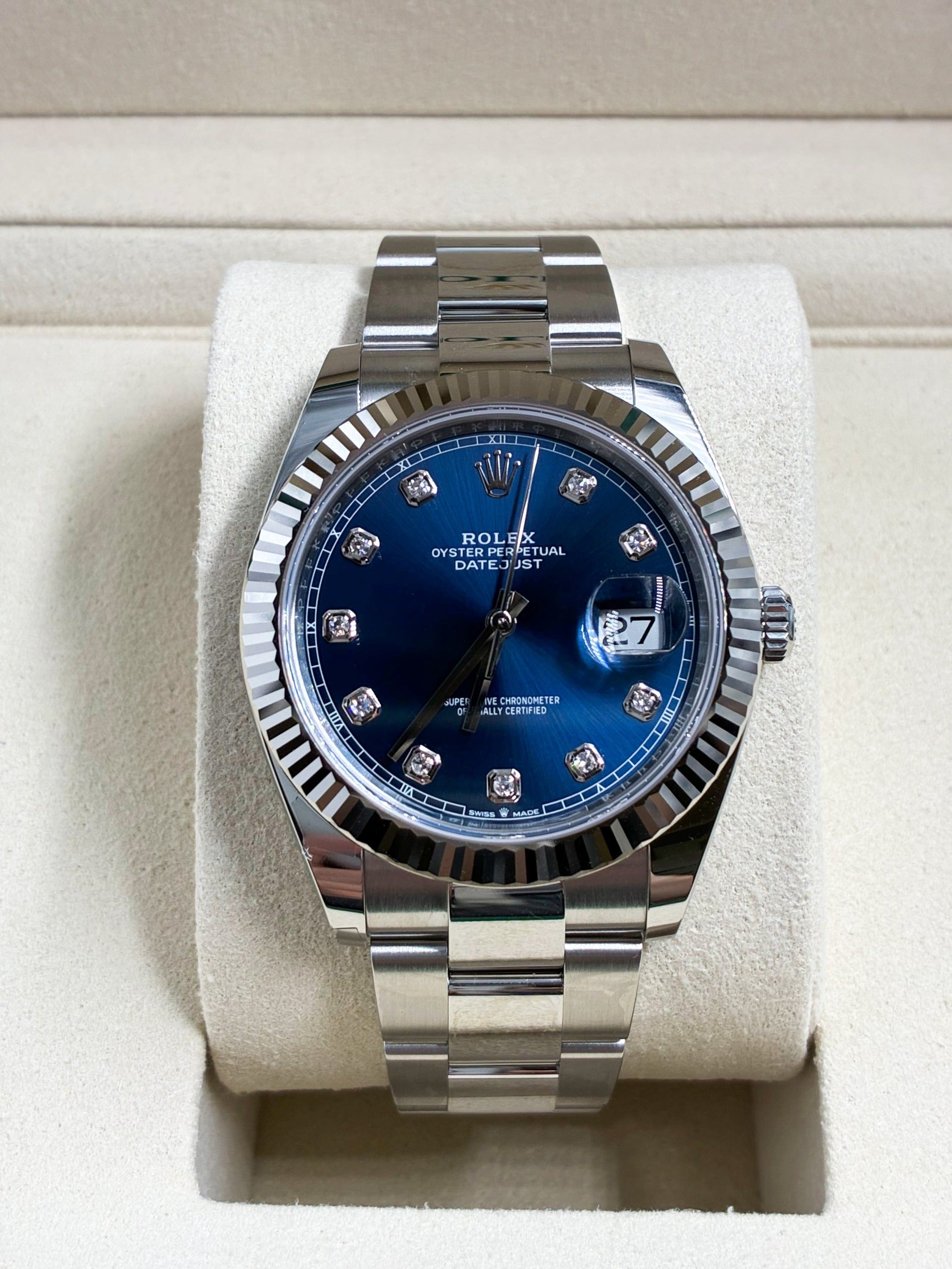 Rolex Datejust 41 126334G Blue Oyster 2025