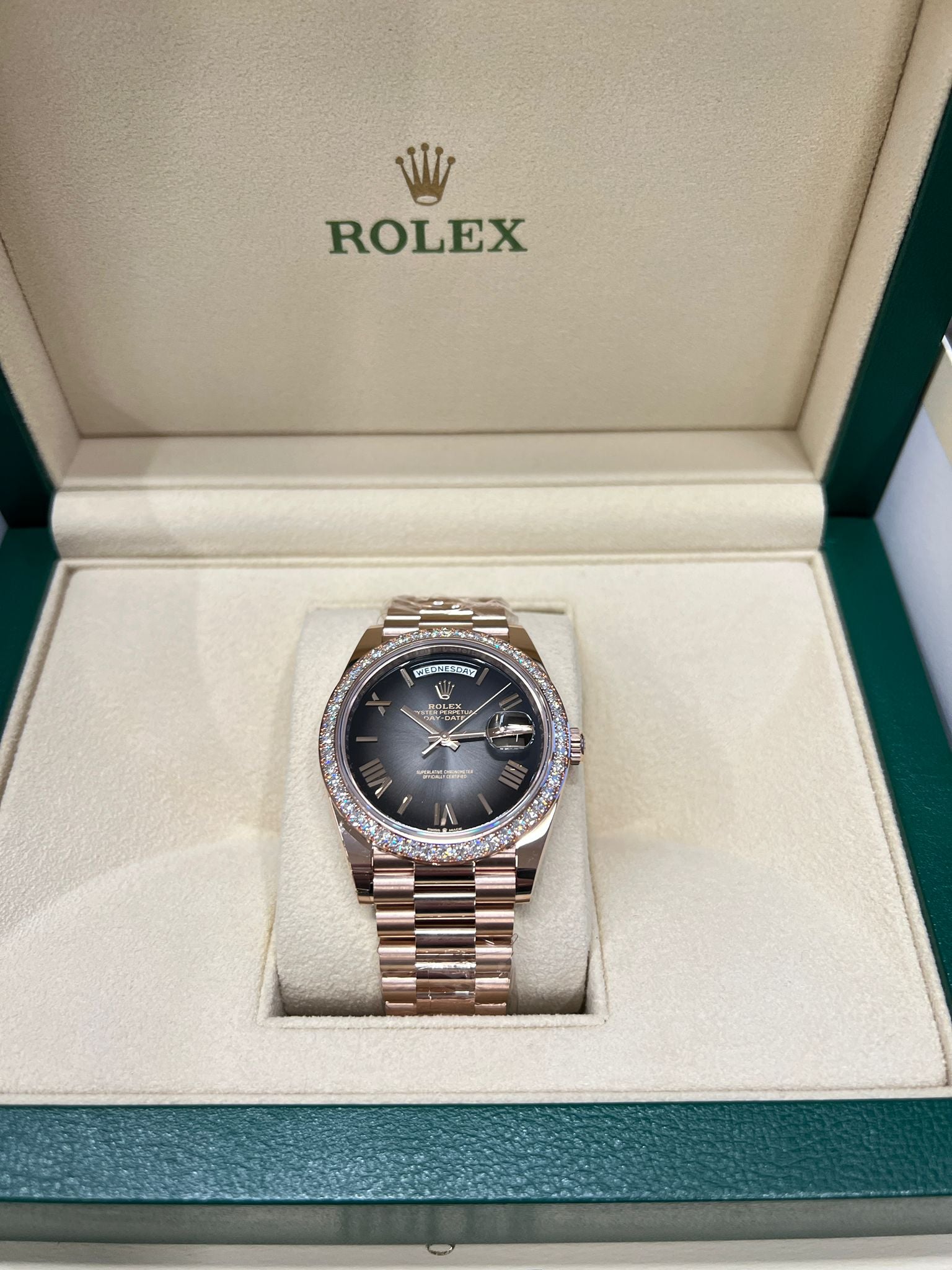 Rolex Day-Date 40 228345RBR Grey Ombre Roman 2024