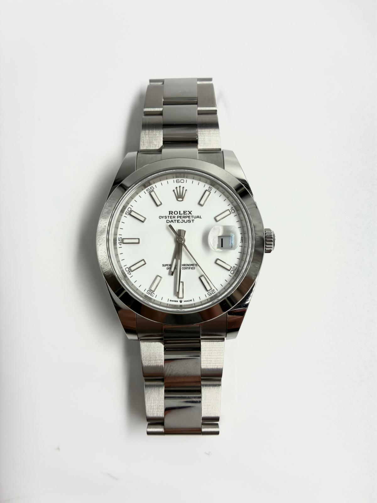 Rolex Datejust 41 126300 White Oyster 2026