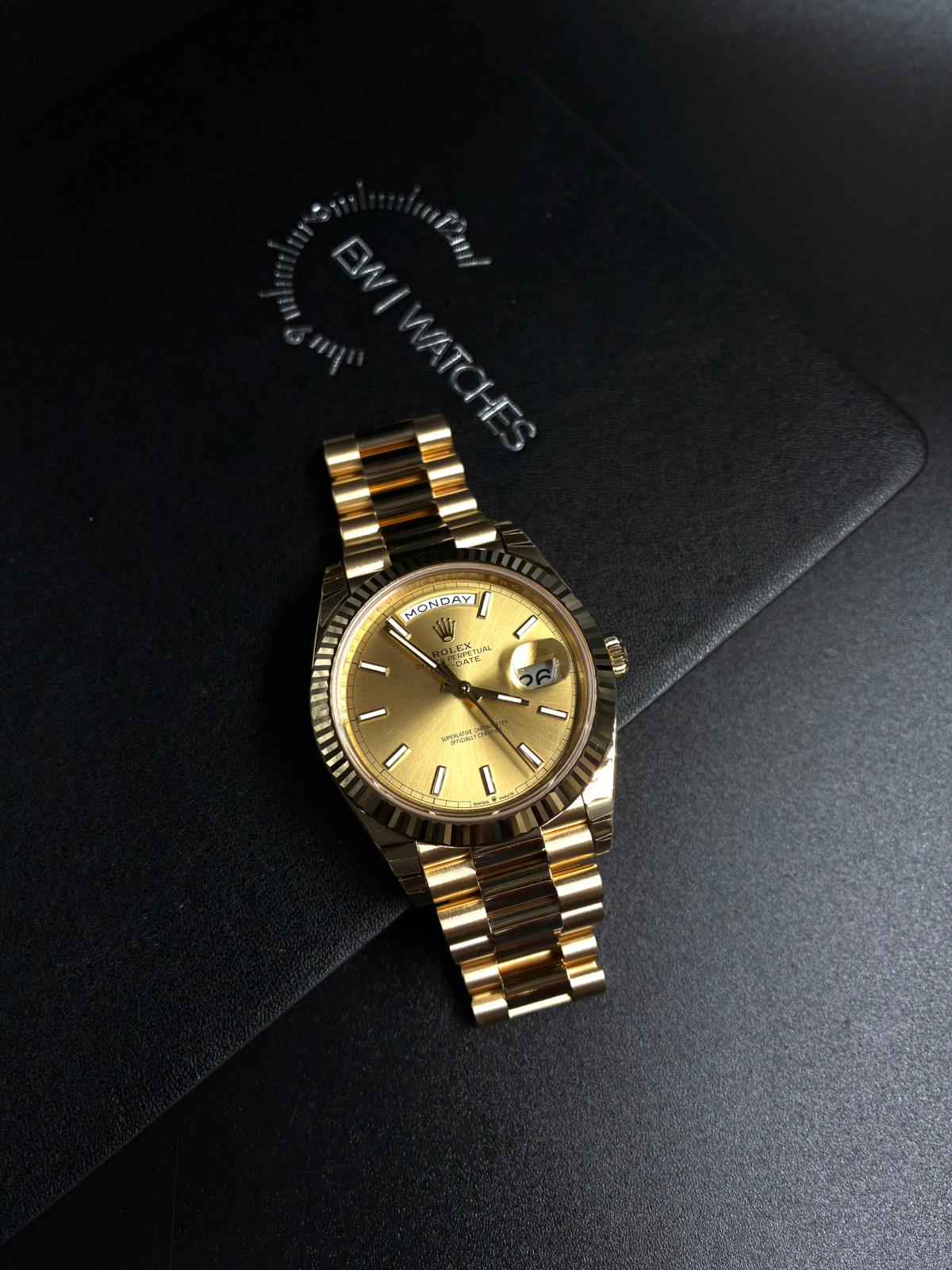 Rolex Day-Date 40 228238 Champagne Index