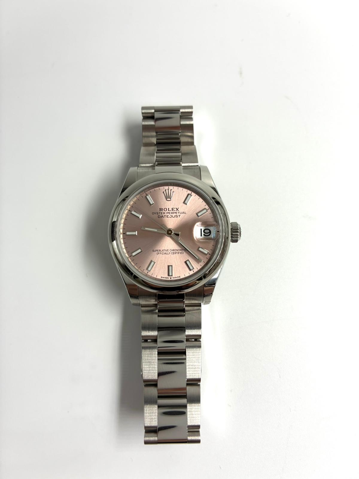 Rolex Datejust 31 278240 Pink Index Oyster 2025