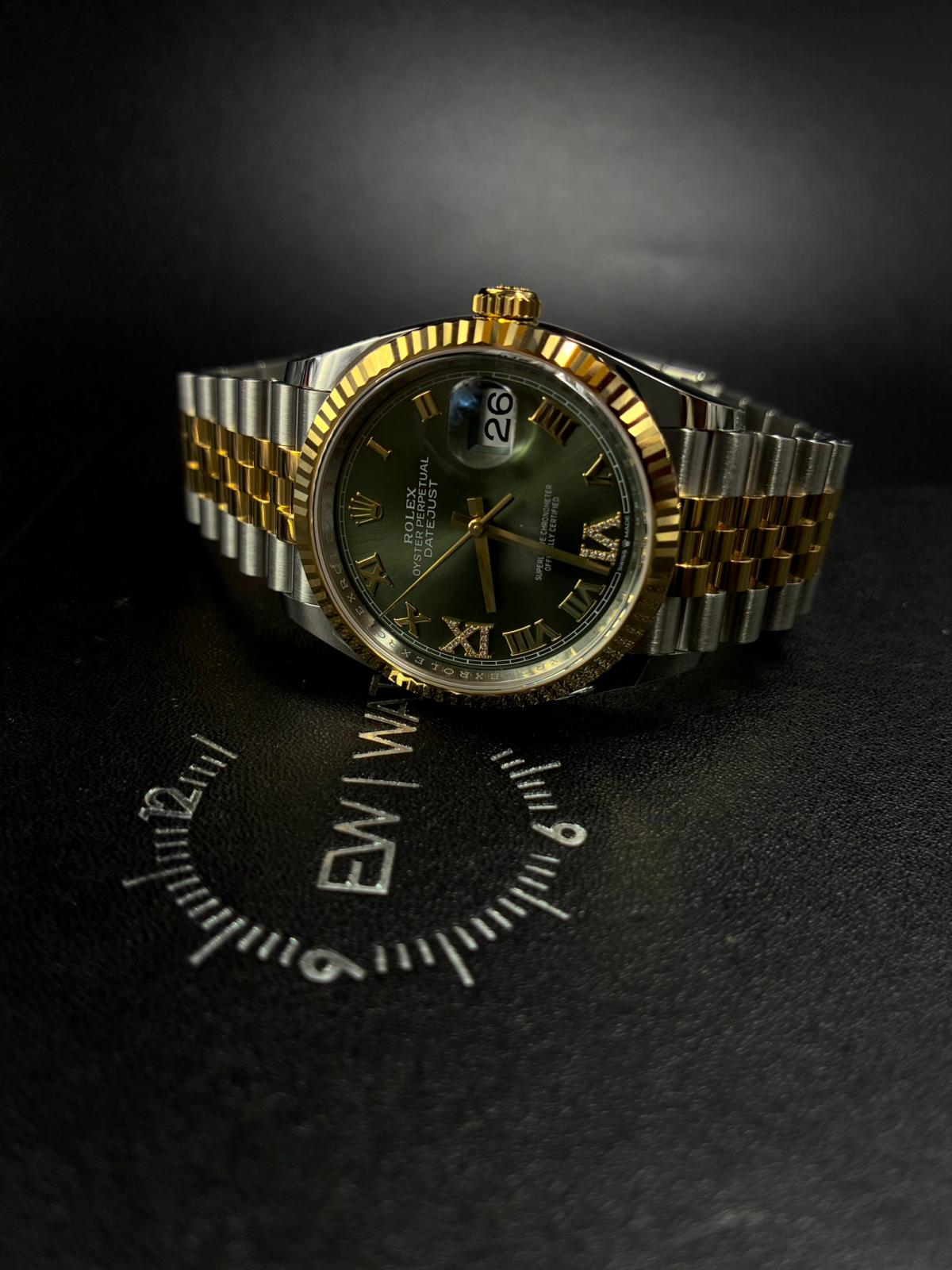 Rolex Datejust 36 126233 Green VIIX Jubilee 2025