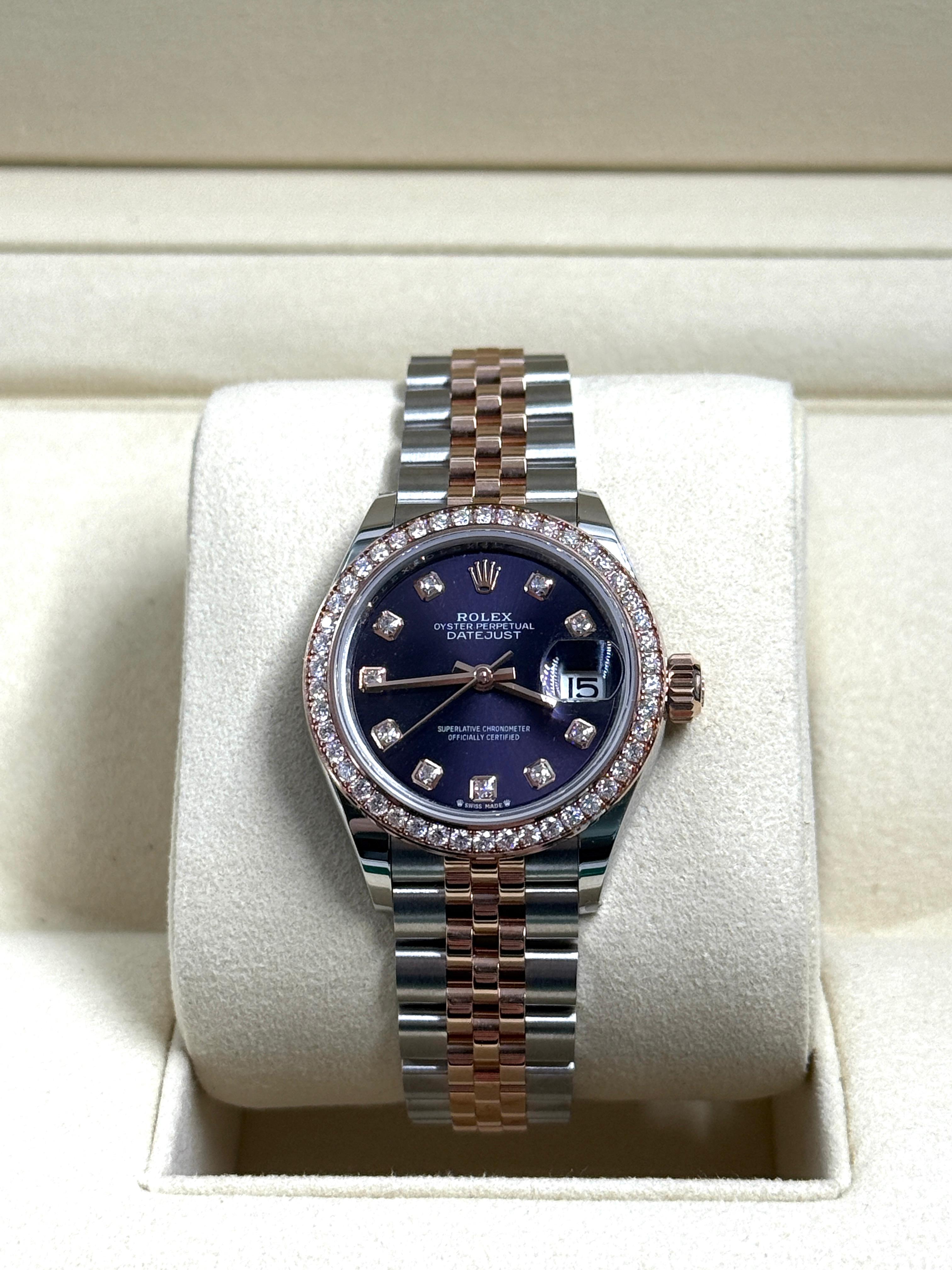Rolex Lady-Datejust 279381RBR G Purple Jubilee