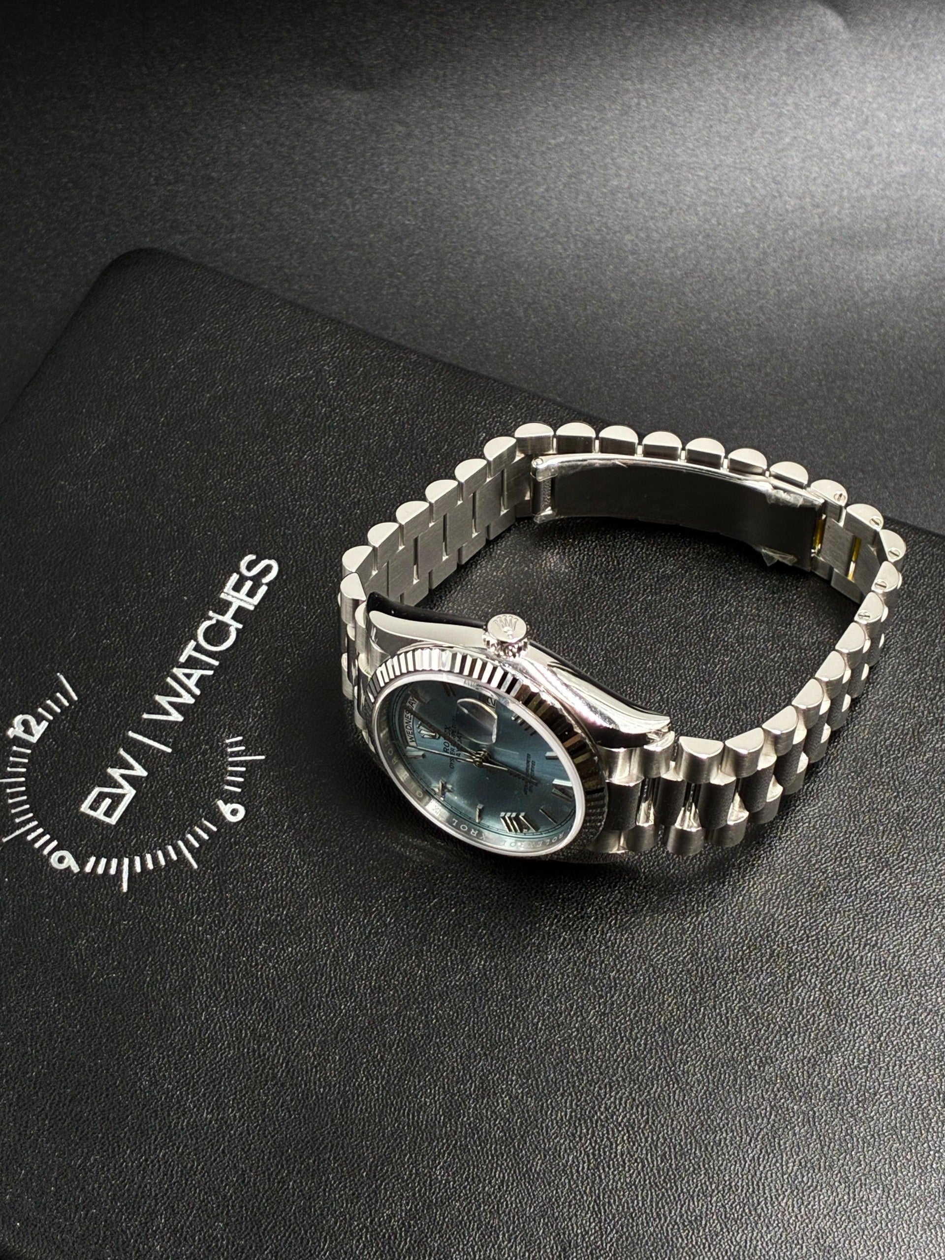 Rolex Day-Date 36 128236 Ice Blue Roman 2025
