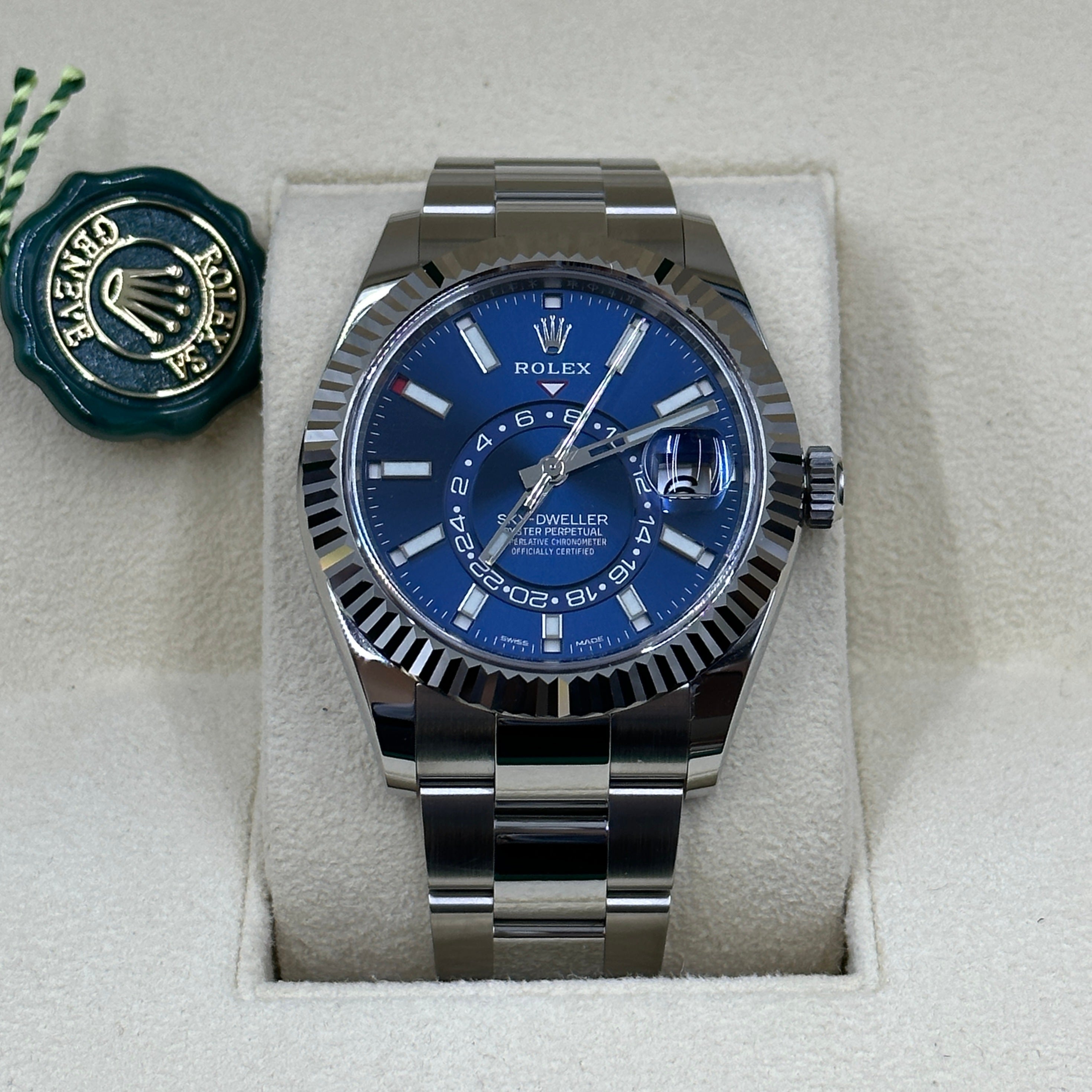 Rolex Sky-Dweller 42 mm 336934 Blaue Auster 2023