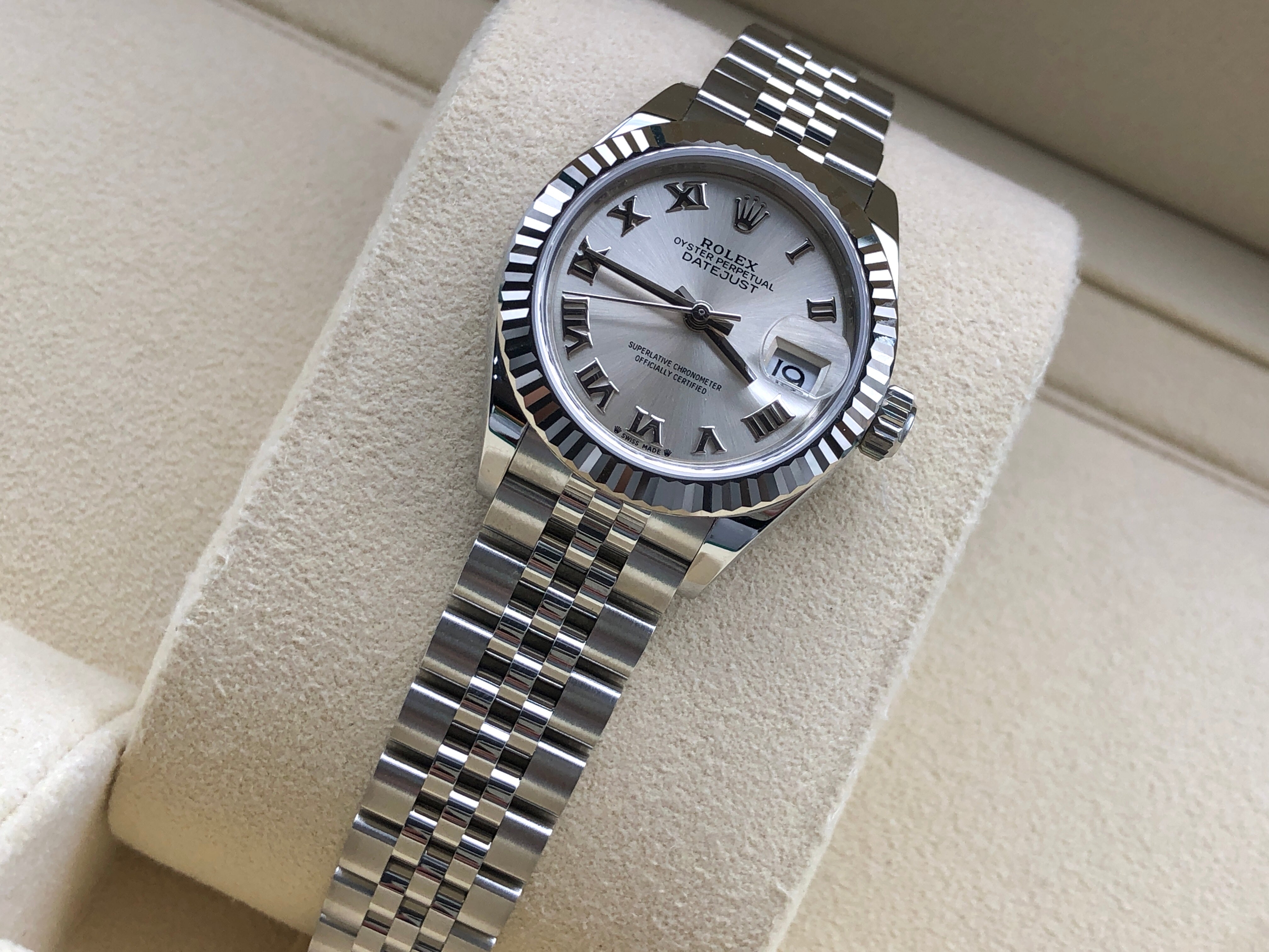 Rolex Lady-Datejust 279174 Silber Roman Jubilee 2025