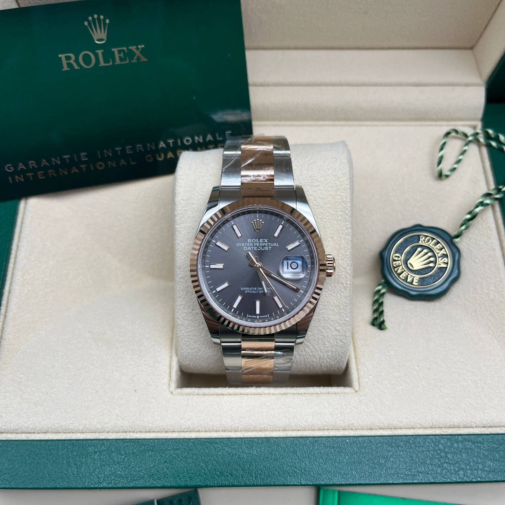 Rolex Datejust 36 126231 Grau Index Oyster 2024