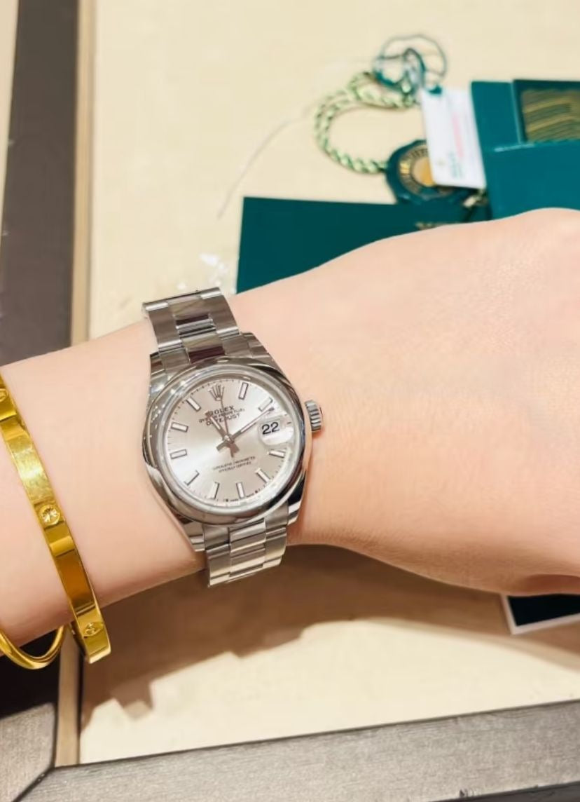 Rolex Lady-Datejust 279174 Silber Index Oyster 2025