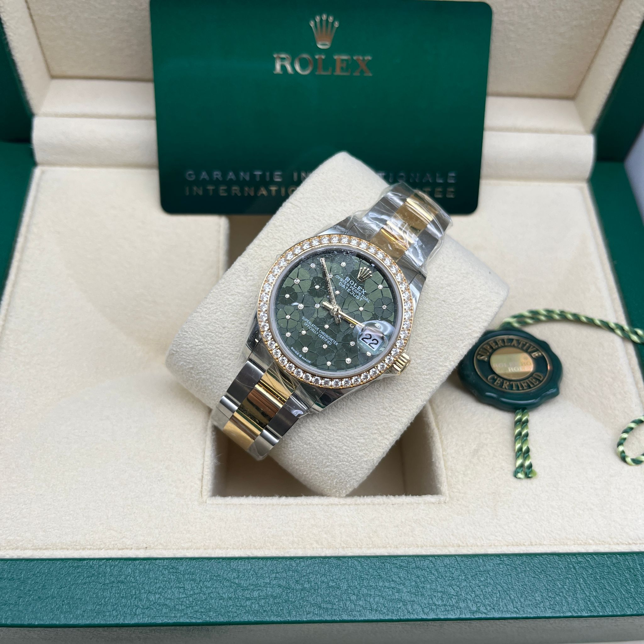 Rolex Datejust 31 278383RBR Grüne Blumenauster 2023