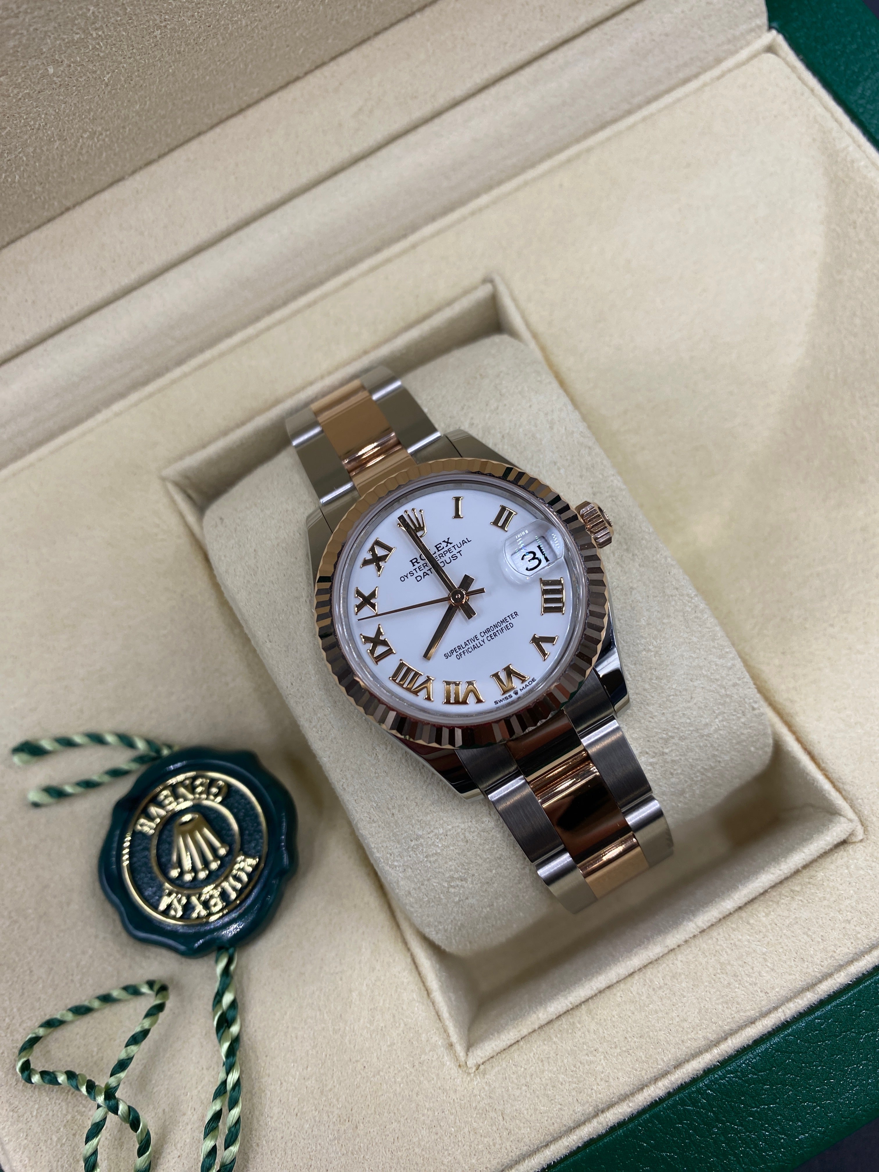 Rolex Datejust 31 278271 Weiße römische Auster 2025