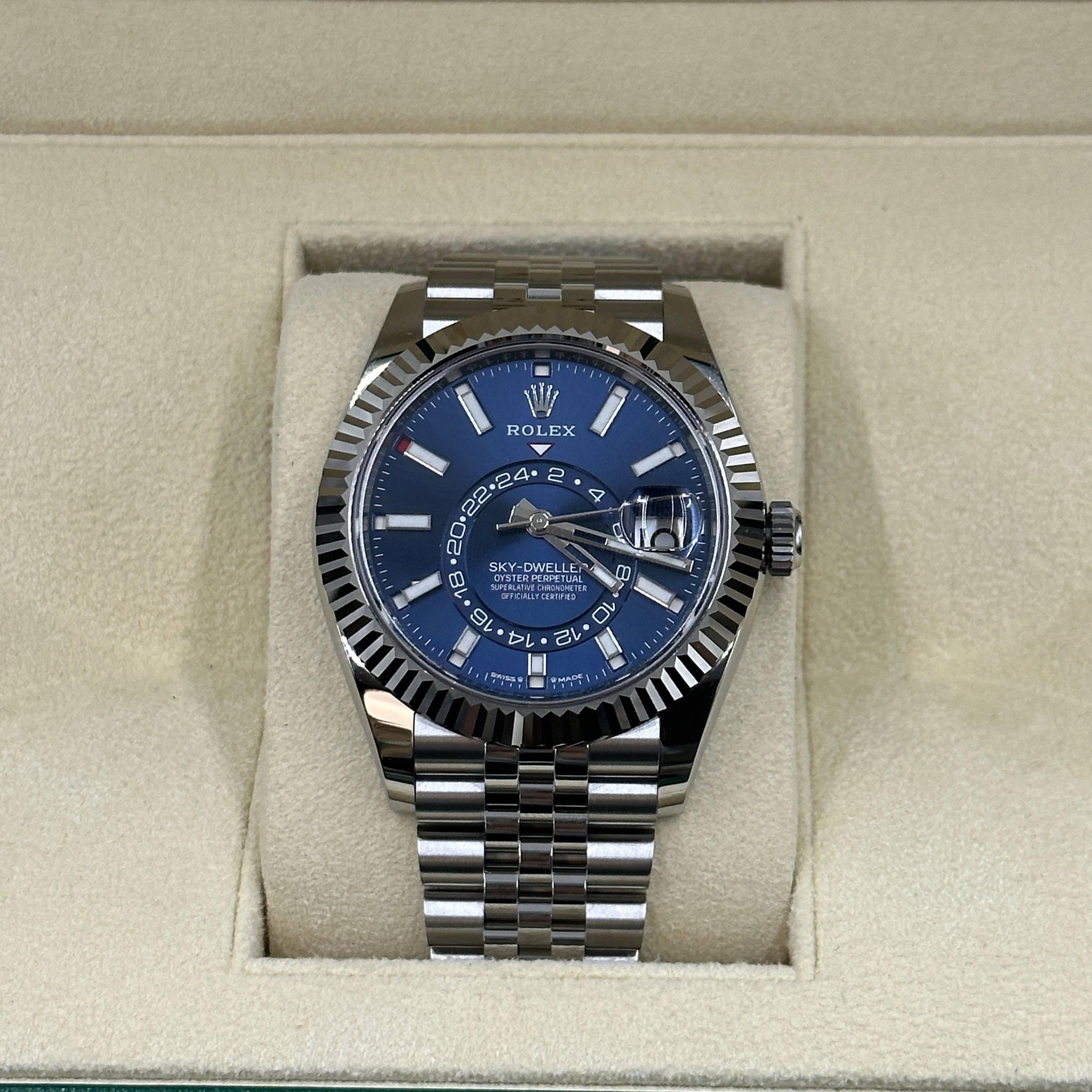 Rolex Sky-Dweller 42 mm 336934 Blaues Jubiläum 2023