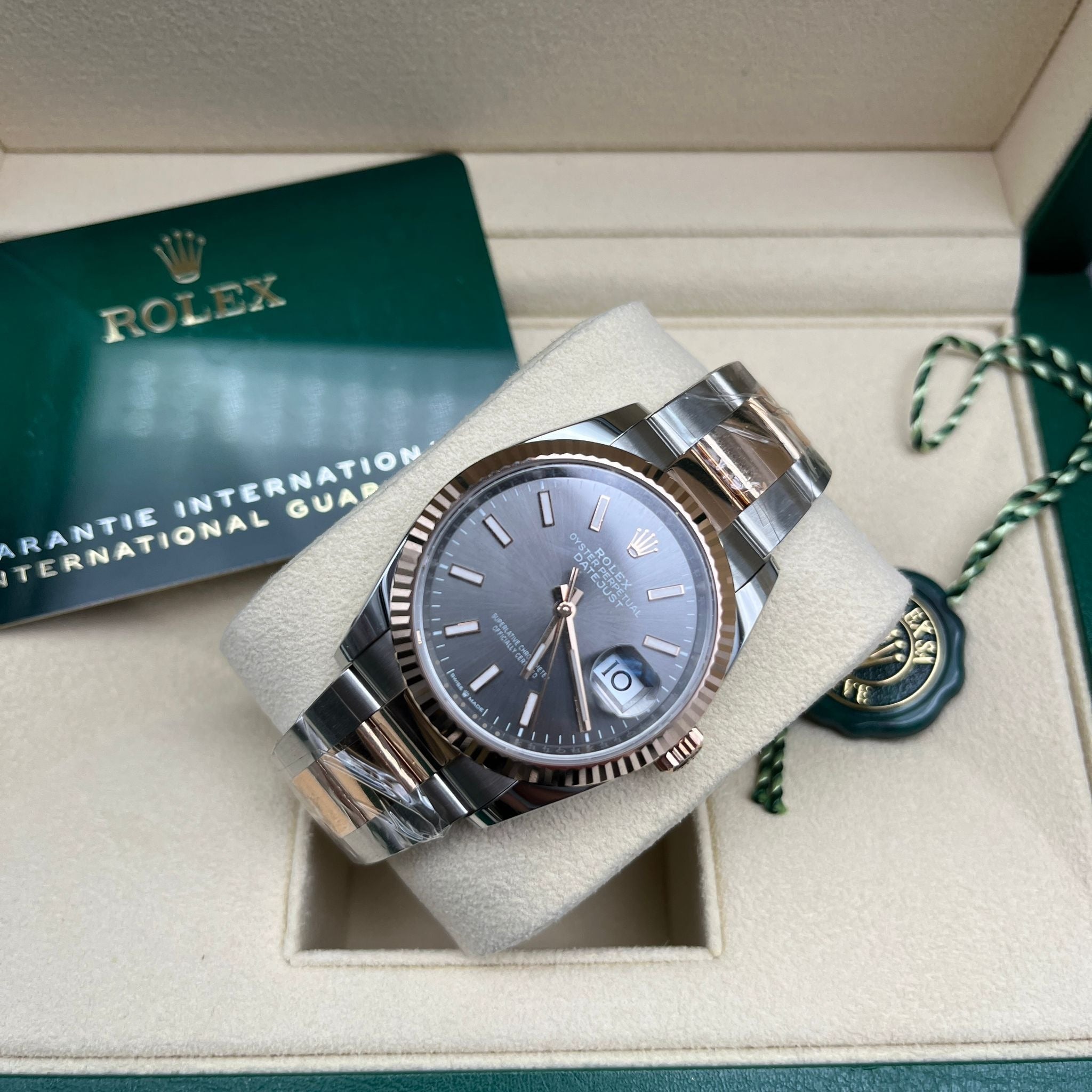 Rolex Datejust 36 126231 Grau Index Oyster 2024
