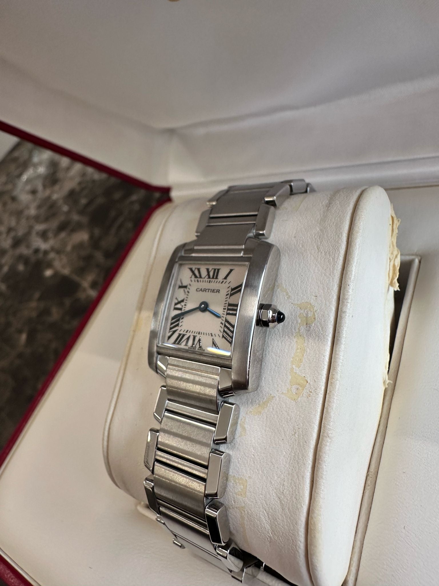 Cartier Tank Francaise 2384 Weiß