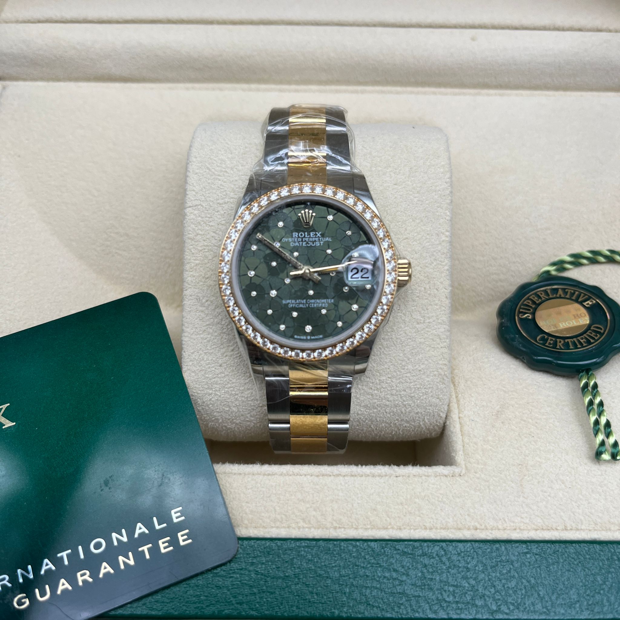 Rolex Datejust 31 278383RBR Grüne Blumenauster 2023