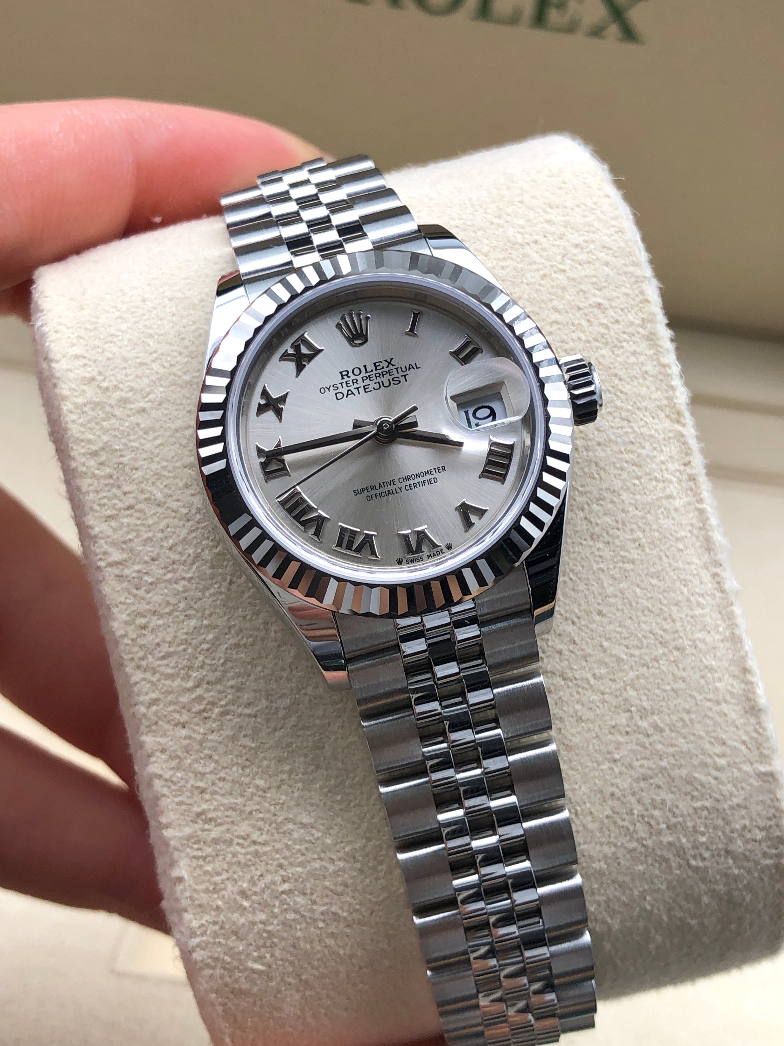 Rolex Lady-Datejust 279174 Silber Roman Jubilee 2025