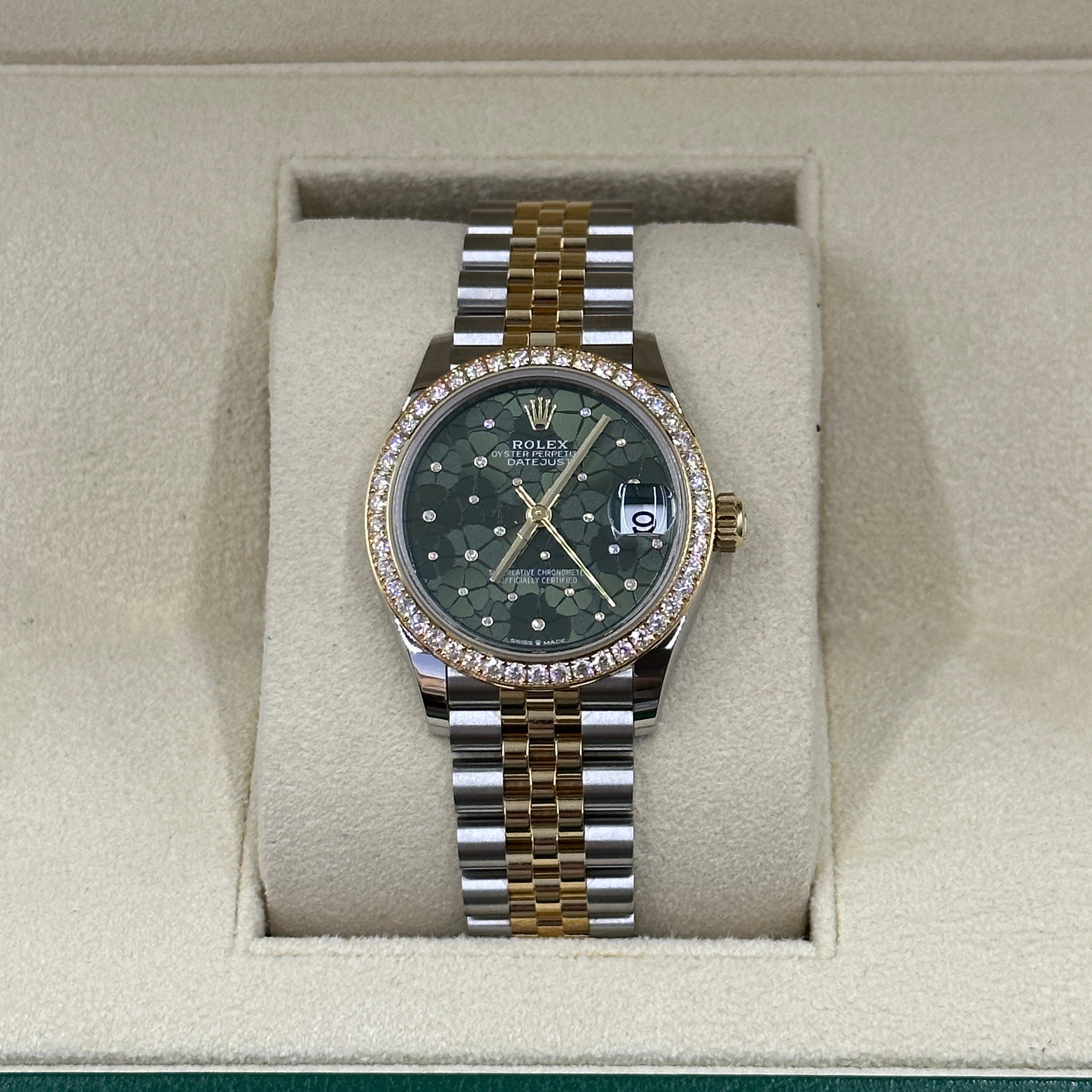 Rolex Datejust 31 278383RBR Grünes Blumenjubiläum 2023