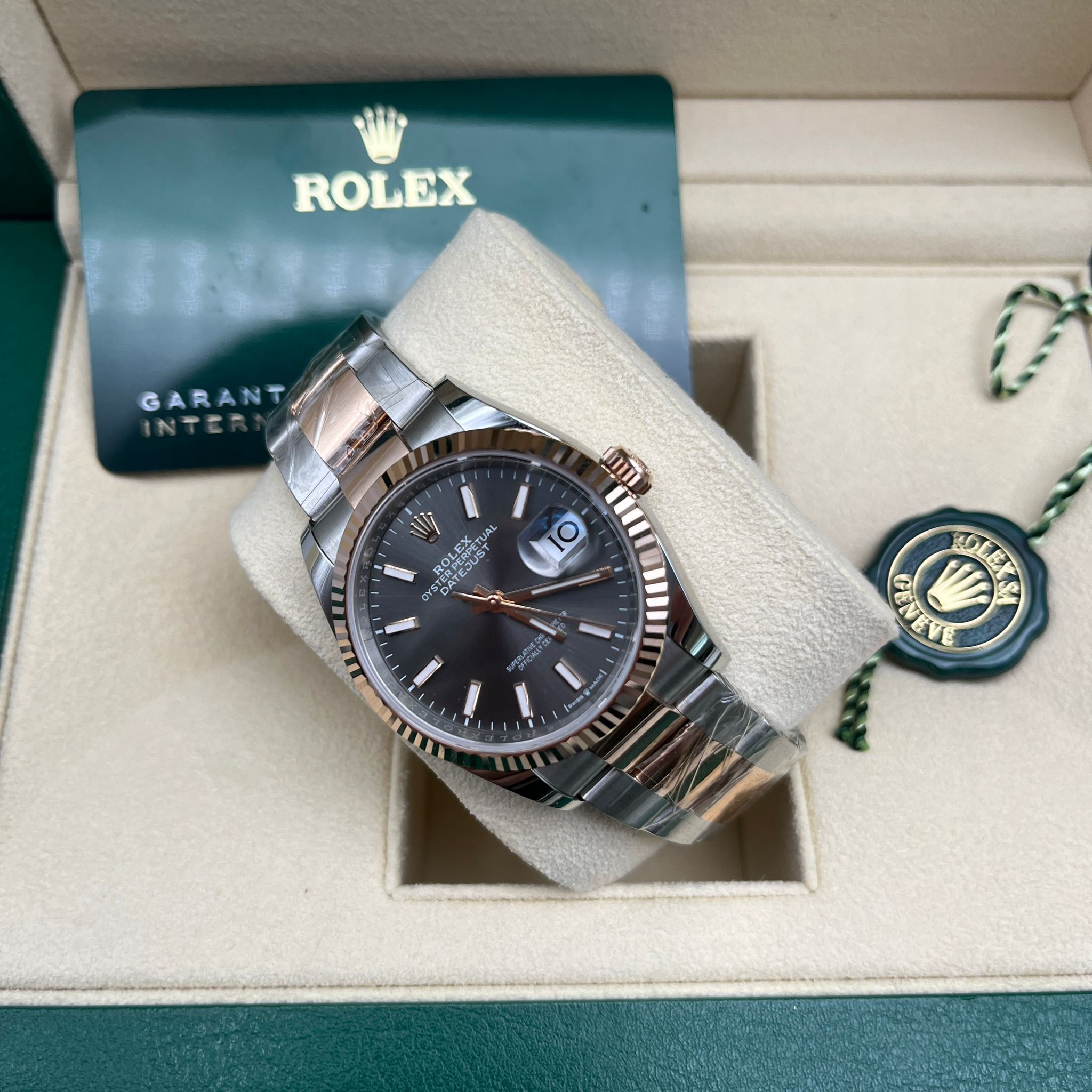 Rolex Datejust 36 126231 Grau Index Oyster 2024