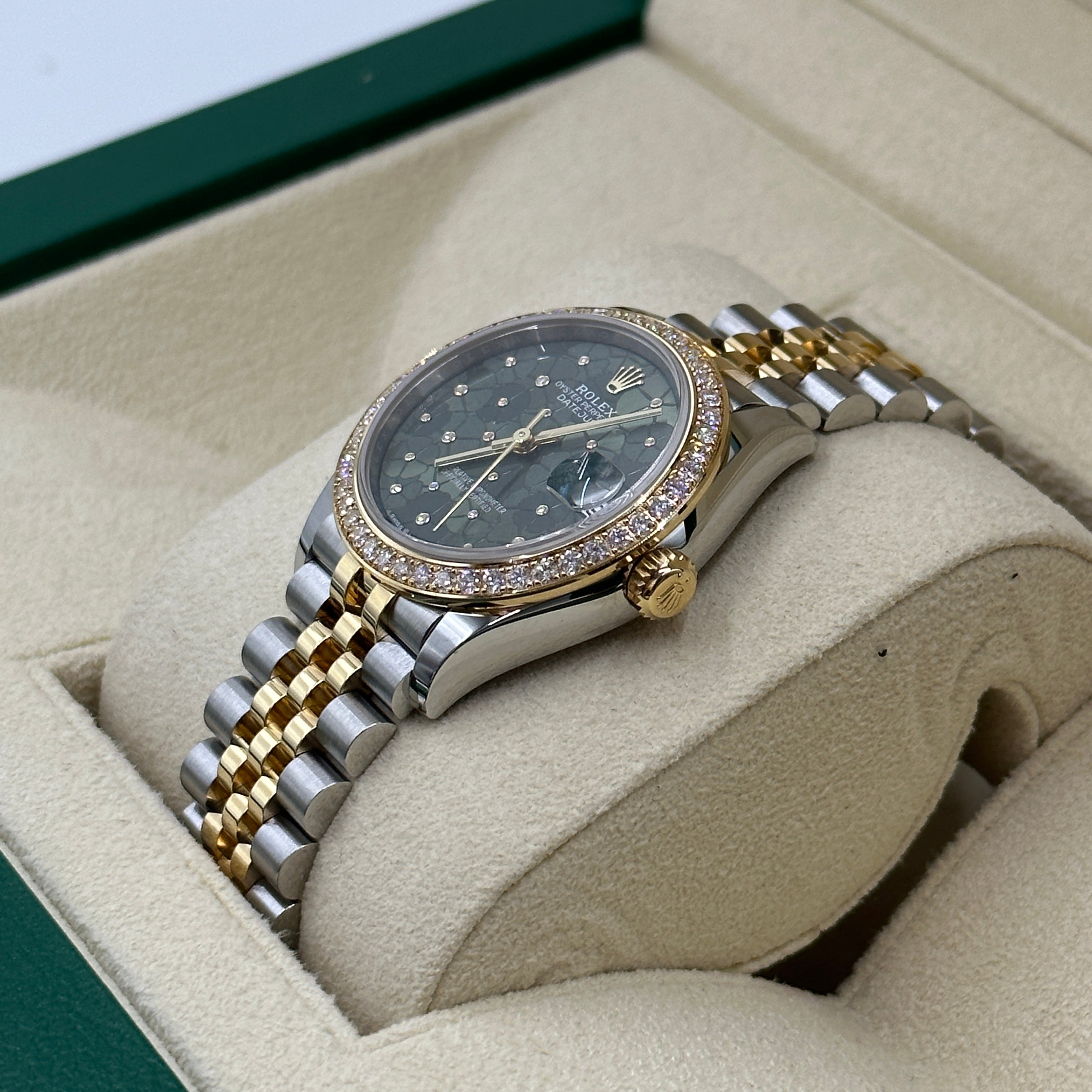 Rolex Datejust 31 278383RBR Grünes Blumenjubiläum 2023