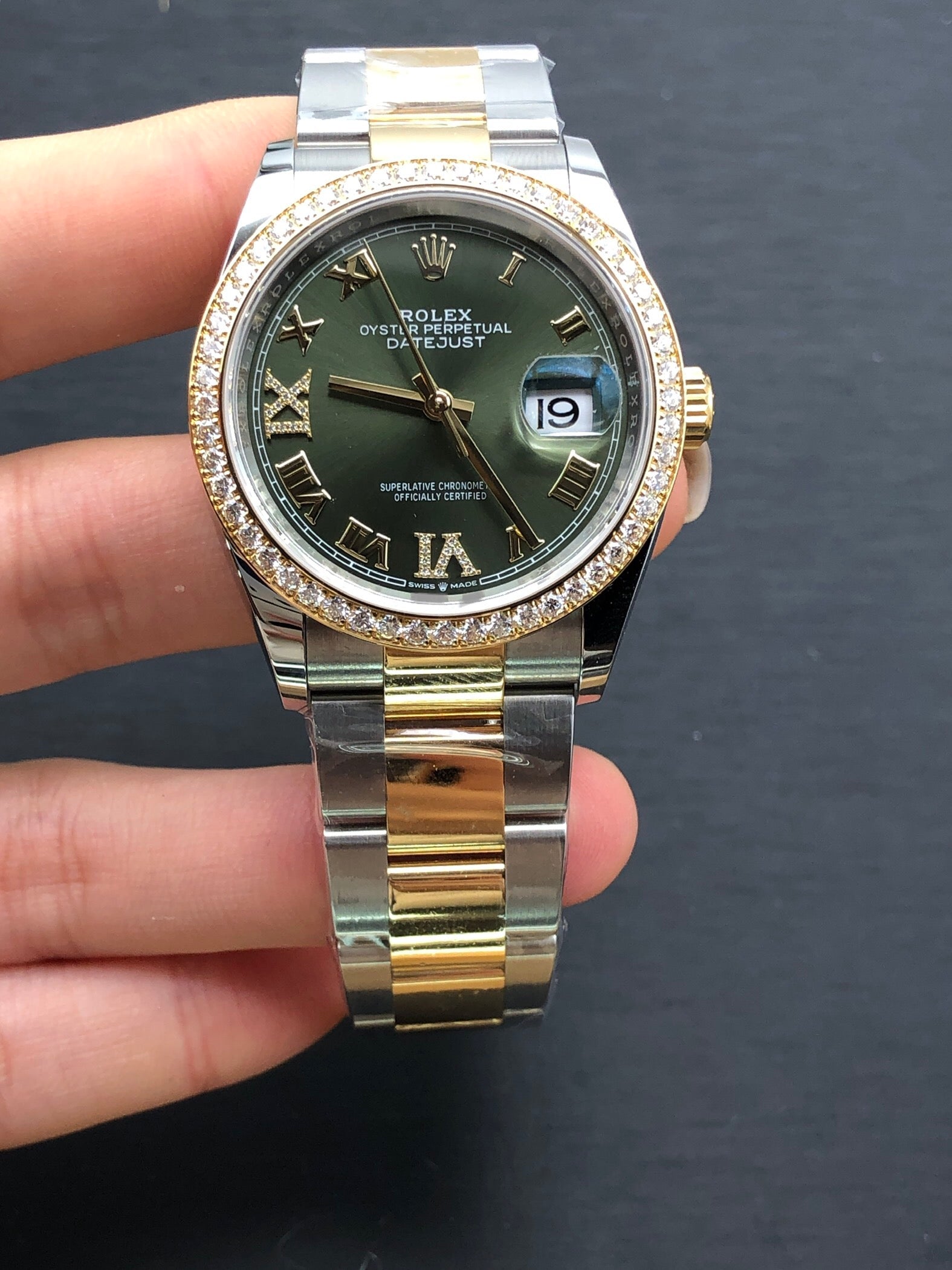Rolex Datejust 36 126283RBR Green VIIX Oyster 2024