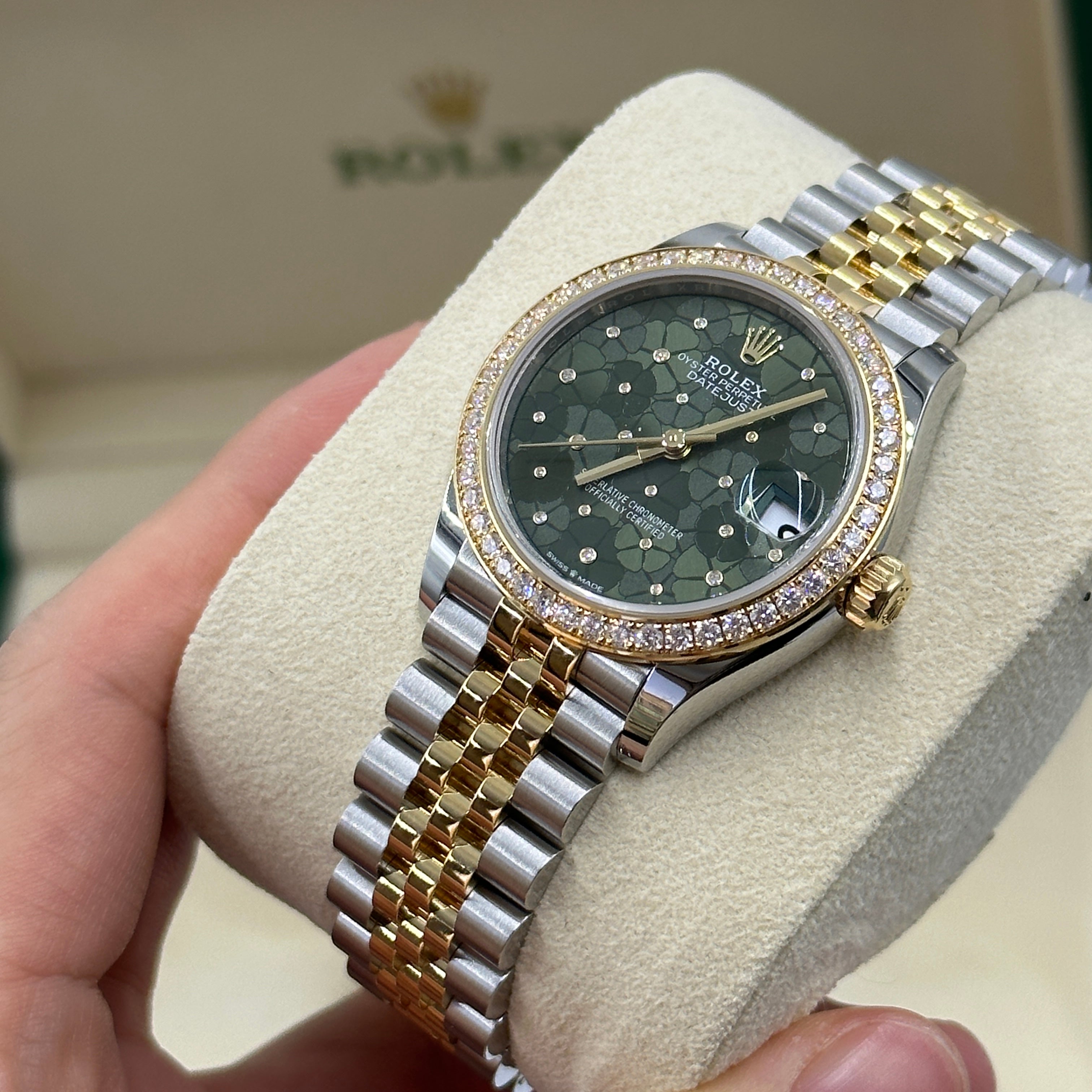 Rolex Datejust 31 278383RBR Grünes Blumenjubiläum 2023