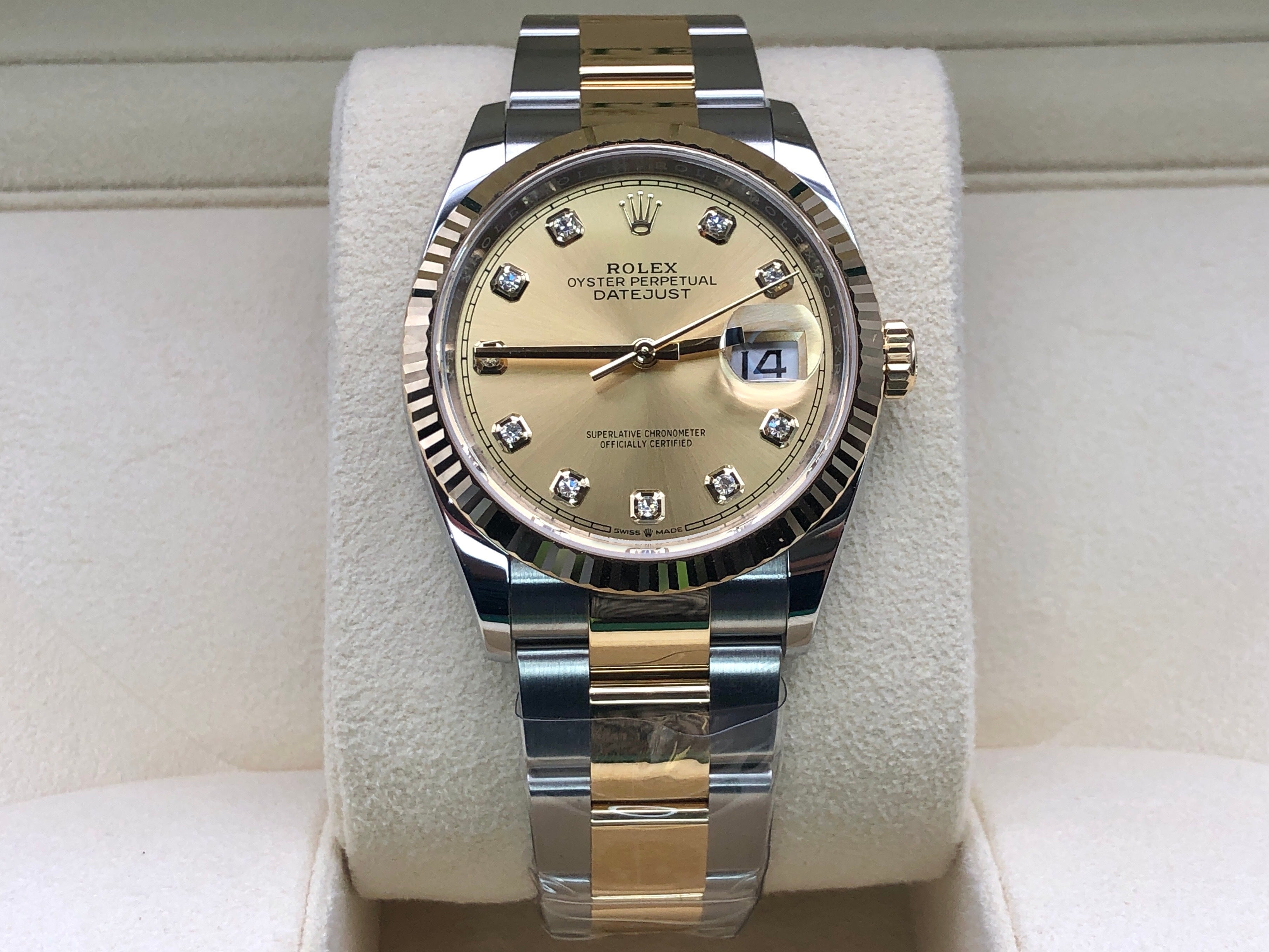 Rolex Datejust 36 126233G Champ Oyster 2025