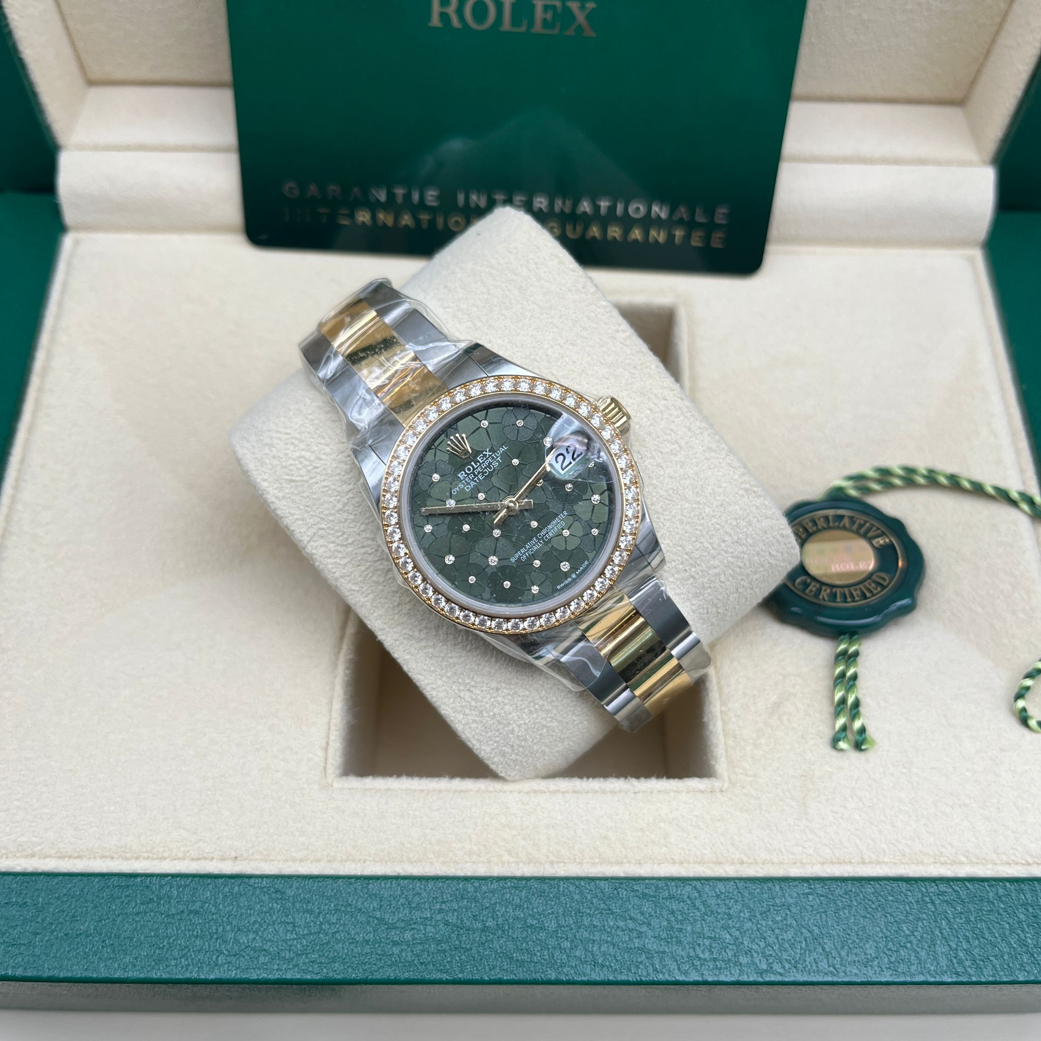 Rolex Datejust 31 278383RBR Grüne Blumenauster 2023