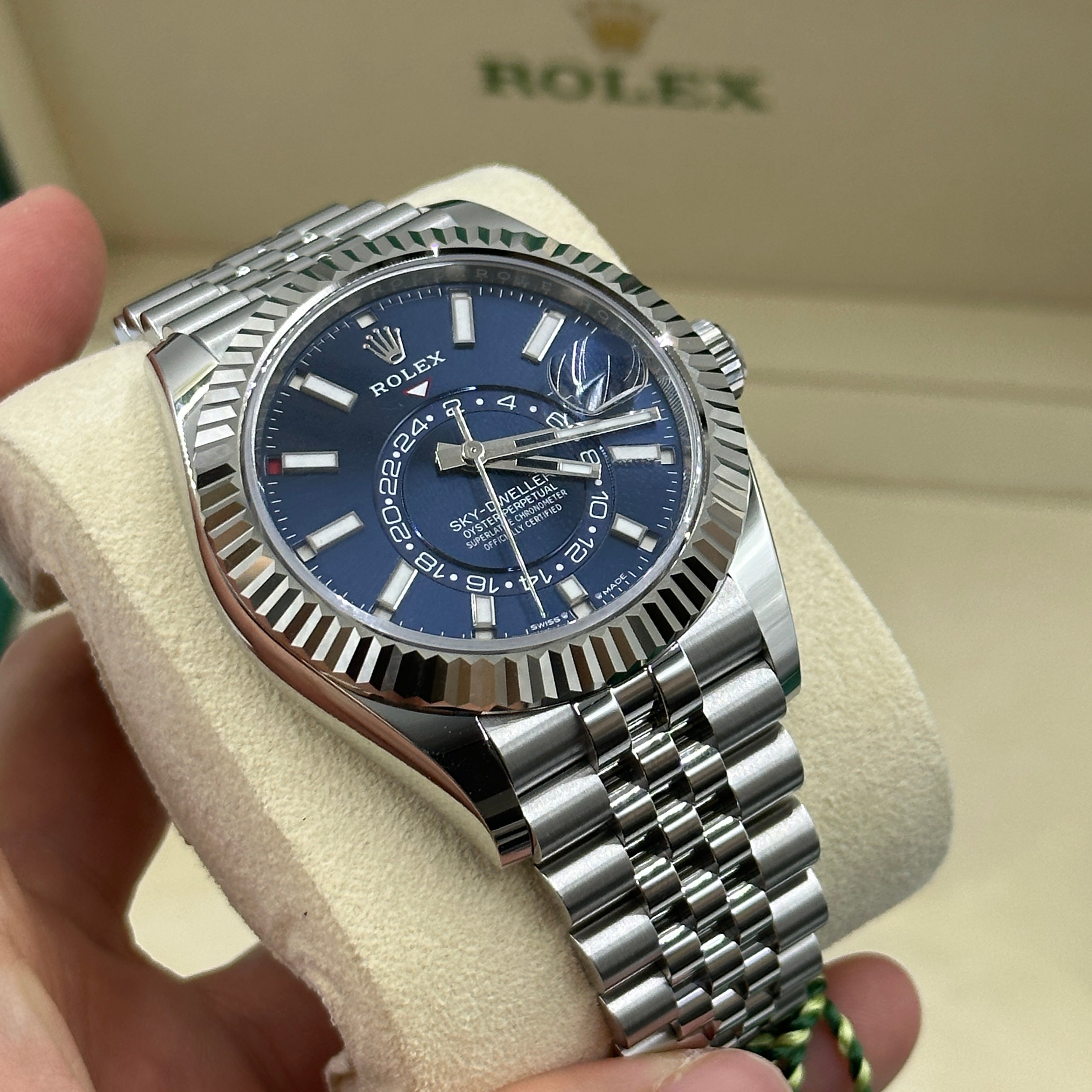 Rolex Sky-Dweller 42 mm 336934 Blaues Jubiläum 2023