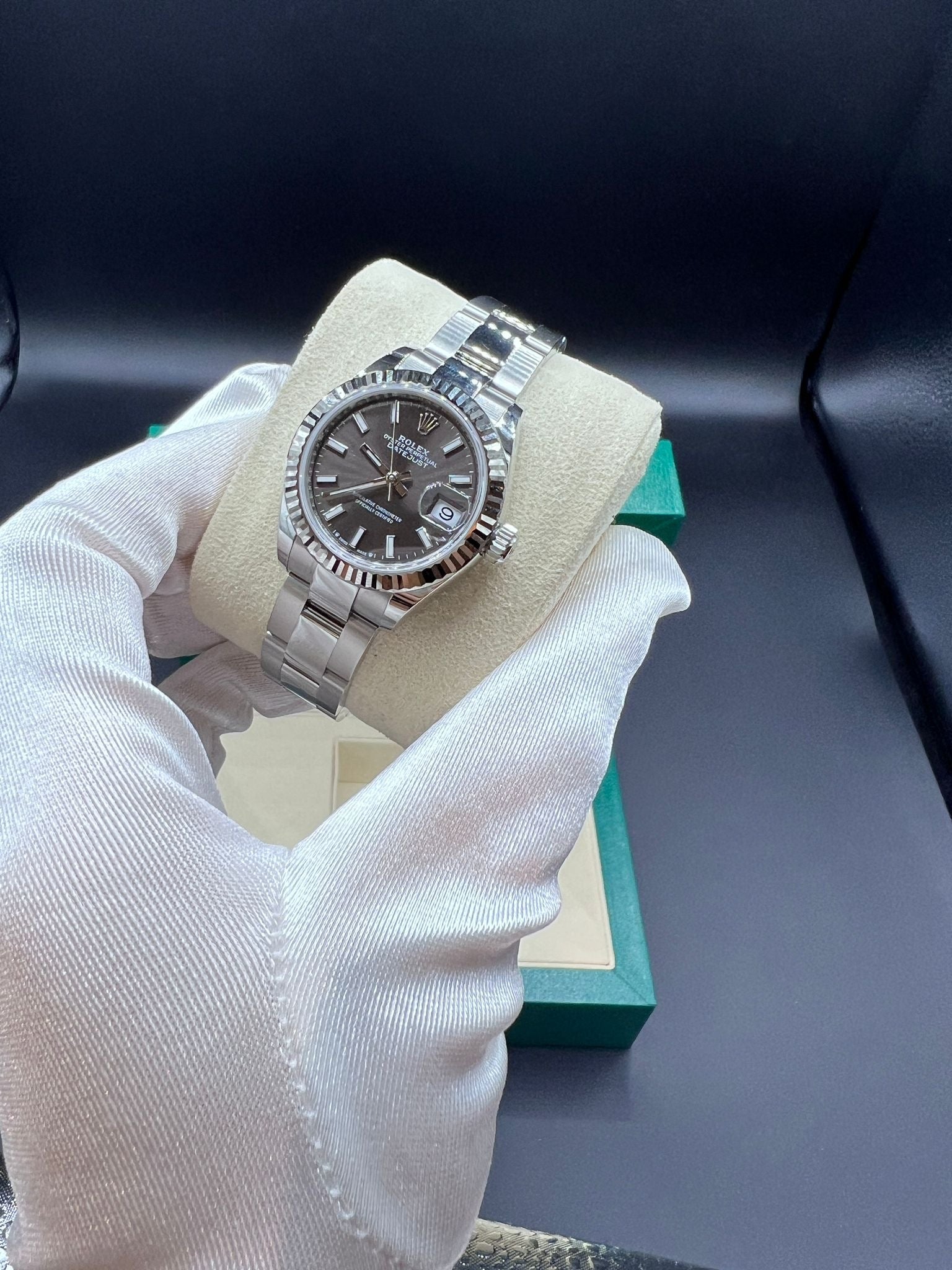 Rolex Lady-Datejust 279174 Grau Index Oyster 2025