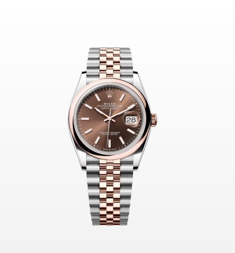 Rolex Datejust 36 126201-0043 Chocolate Index Jubilee 2025