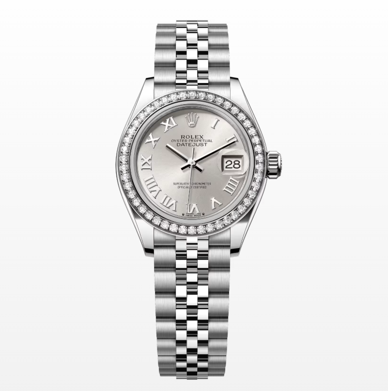 Rolex Lady-Datejust 28 m279384RBR-0009 Silver Roman Jubilee 2025