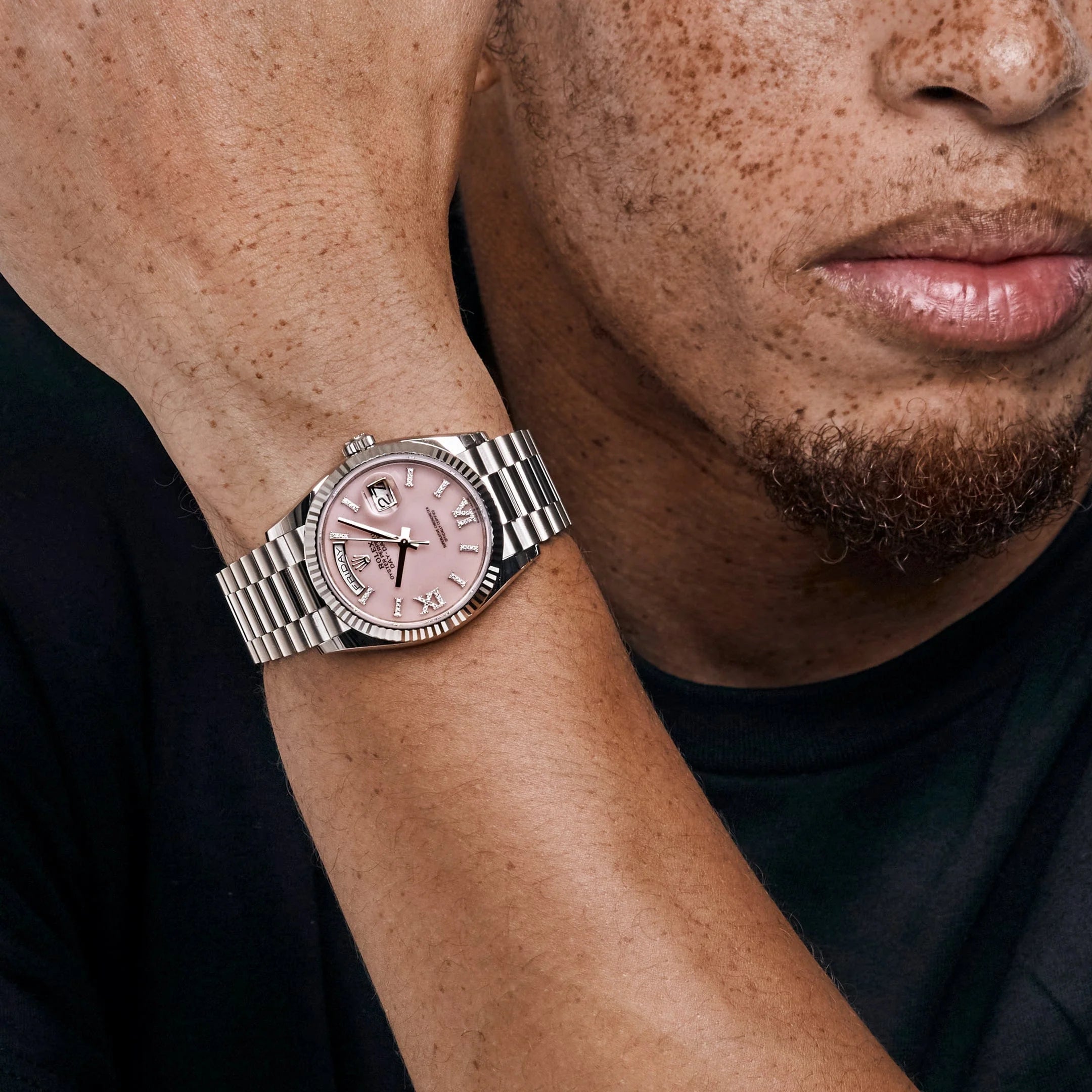 Rolex Day-Date 36 128239 Pink Roman Jubilee