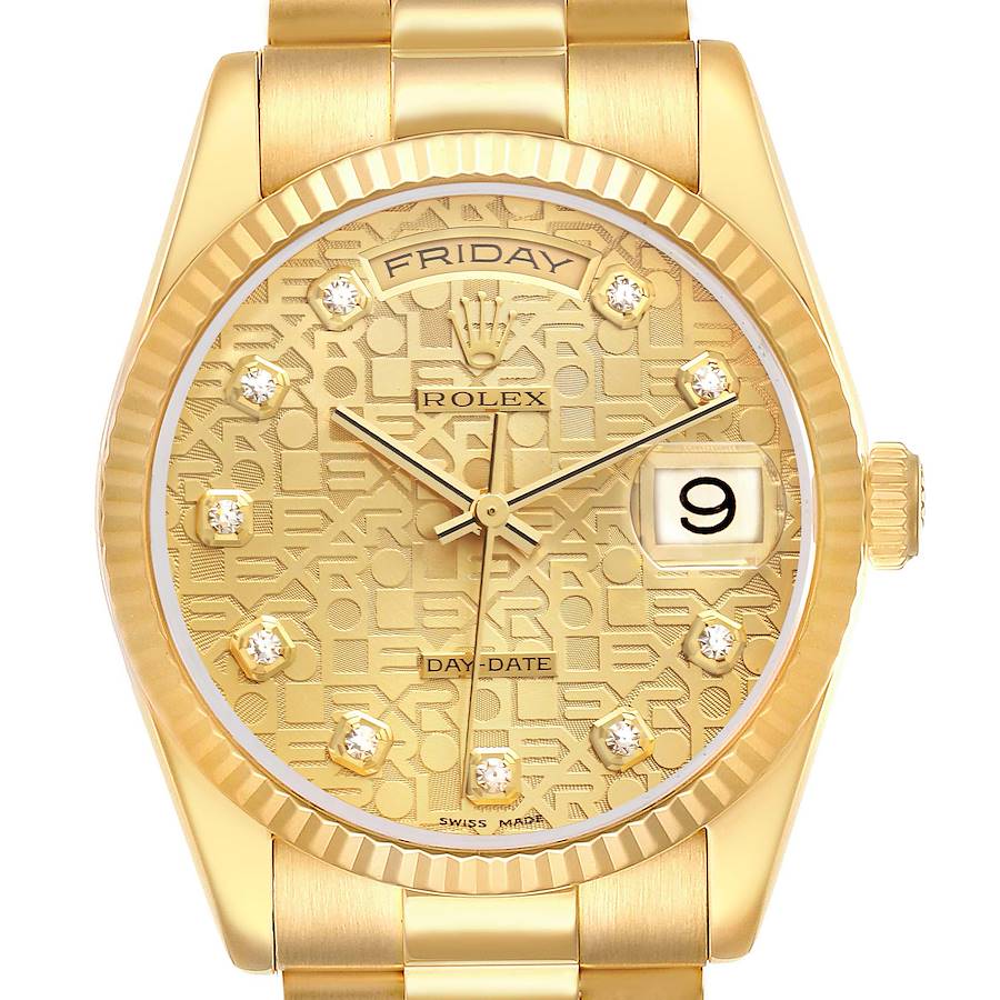 Rolex Day-Date "President" 118238 Golden Computer 2010 Full Set