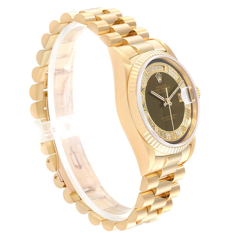 Rolex Day-Date 36 18238 Black Naked