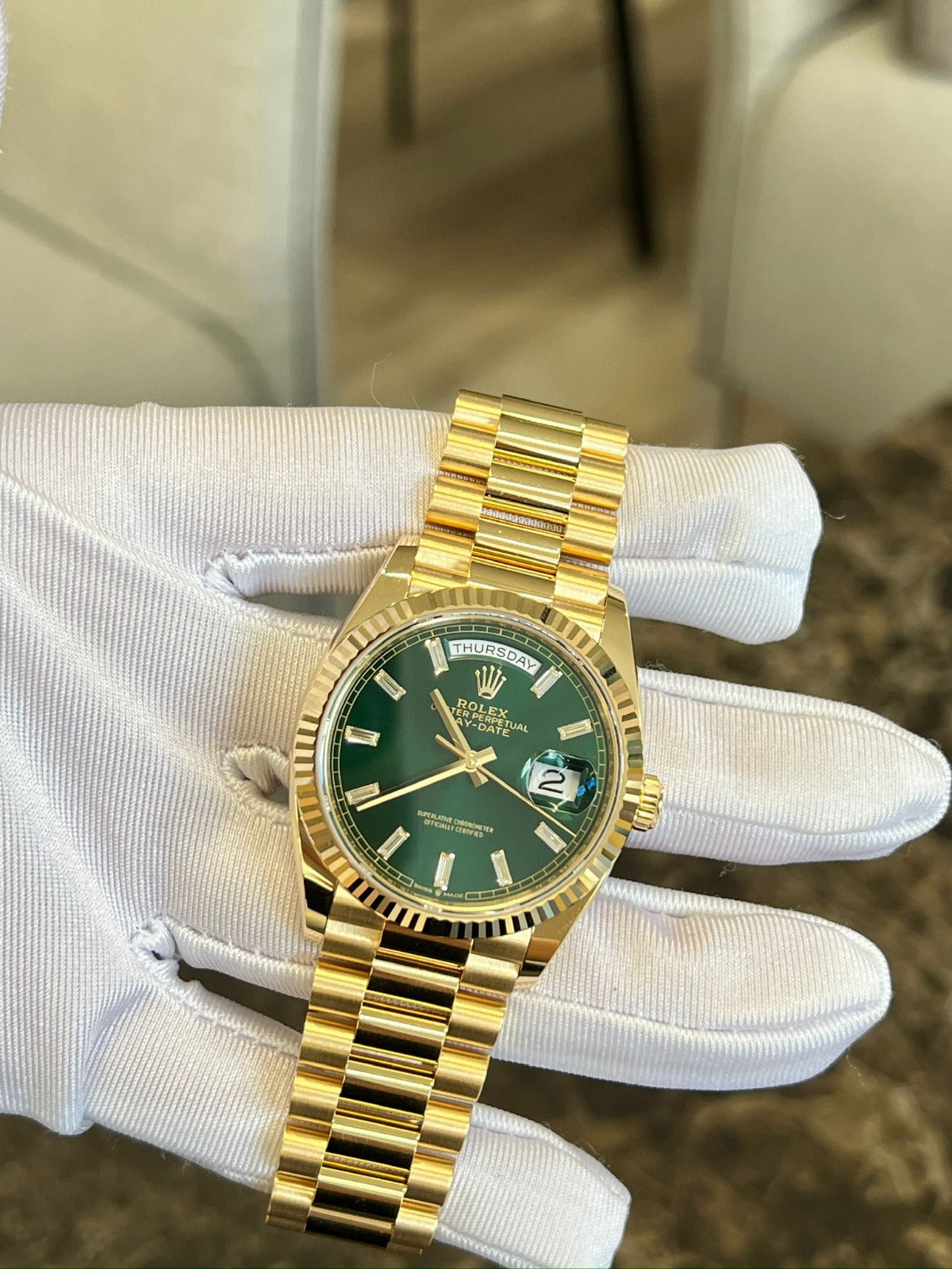 Day-Date 36 128238A GREEN